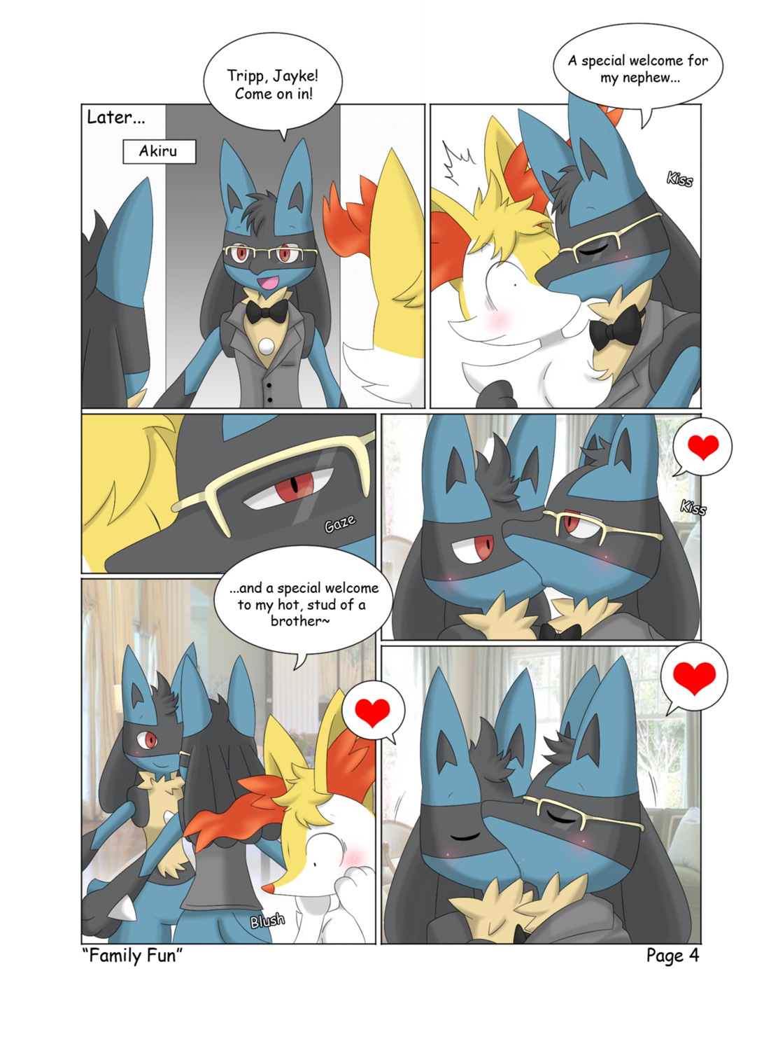 C* Family Fun Page 4/9 by WinickLim < Submission | Inkbunny, the Furry Art  Community