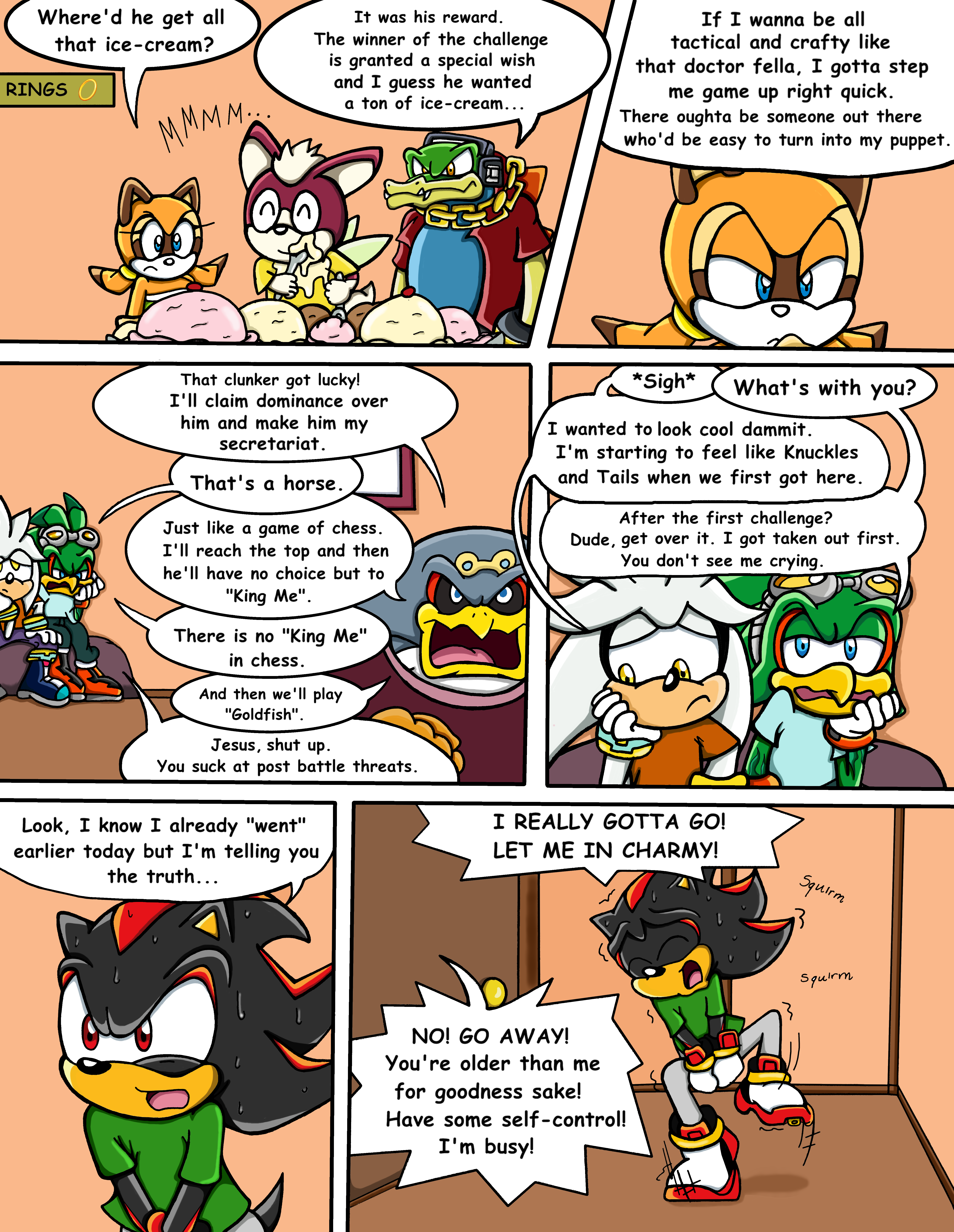 Sonic Survivor Island - Pg.28: Get Over It by EmperorCharm < Submission |  Inkbunny, the Furry Art Community