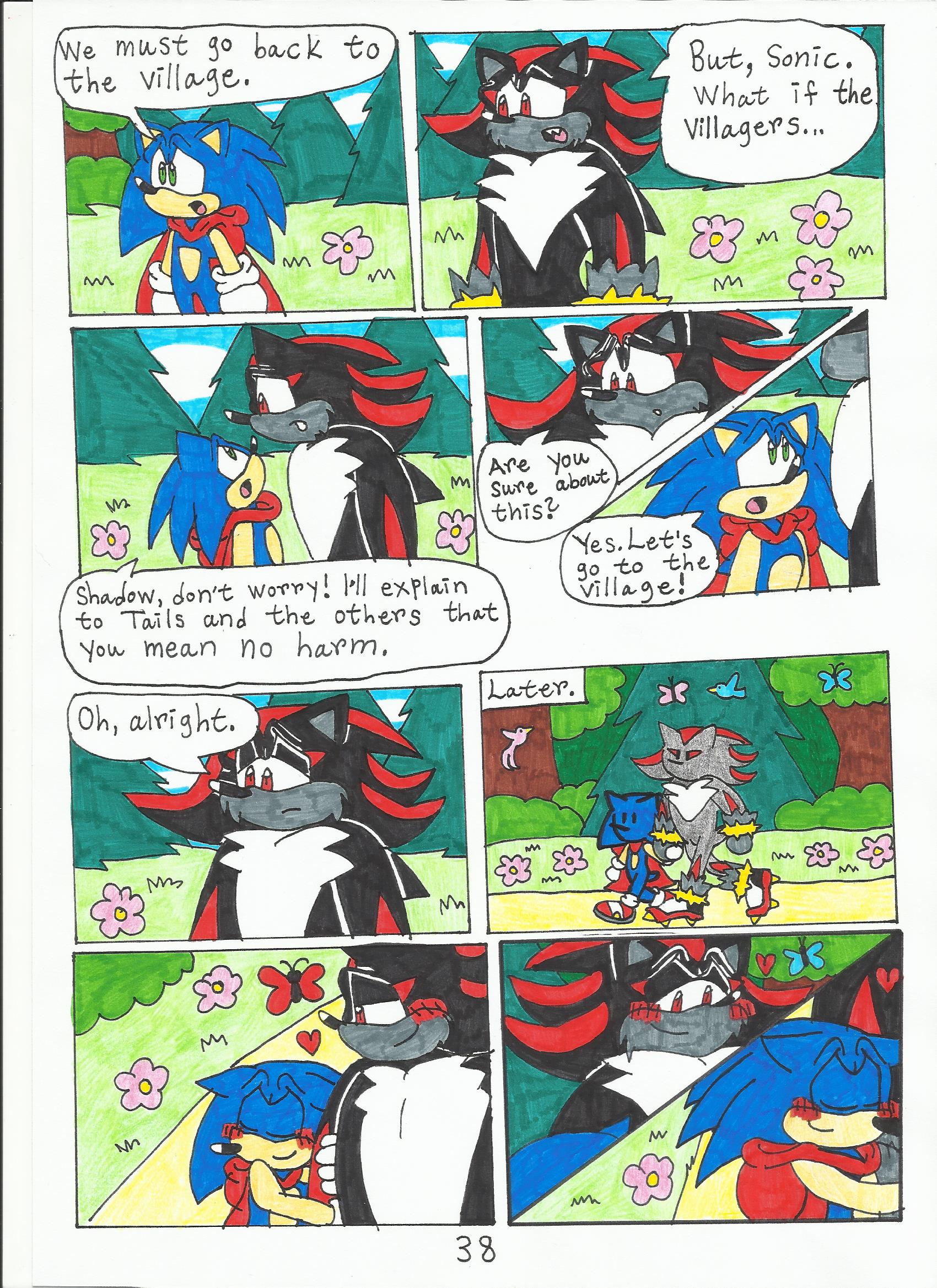 Sonic the Red Riding Hood pg 38 by KatarinaTheCat18 < Submission |  Inkbunny, the Furry Art Community