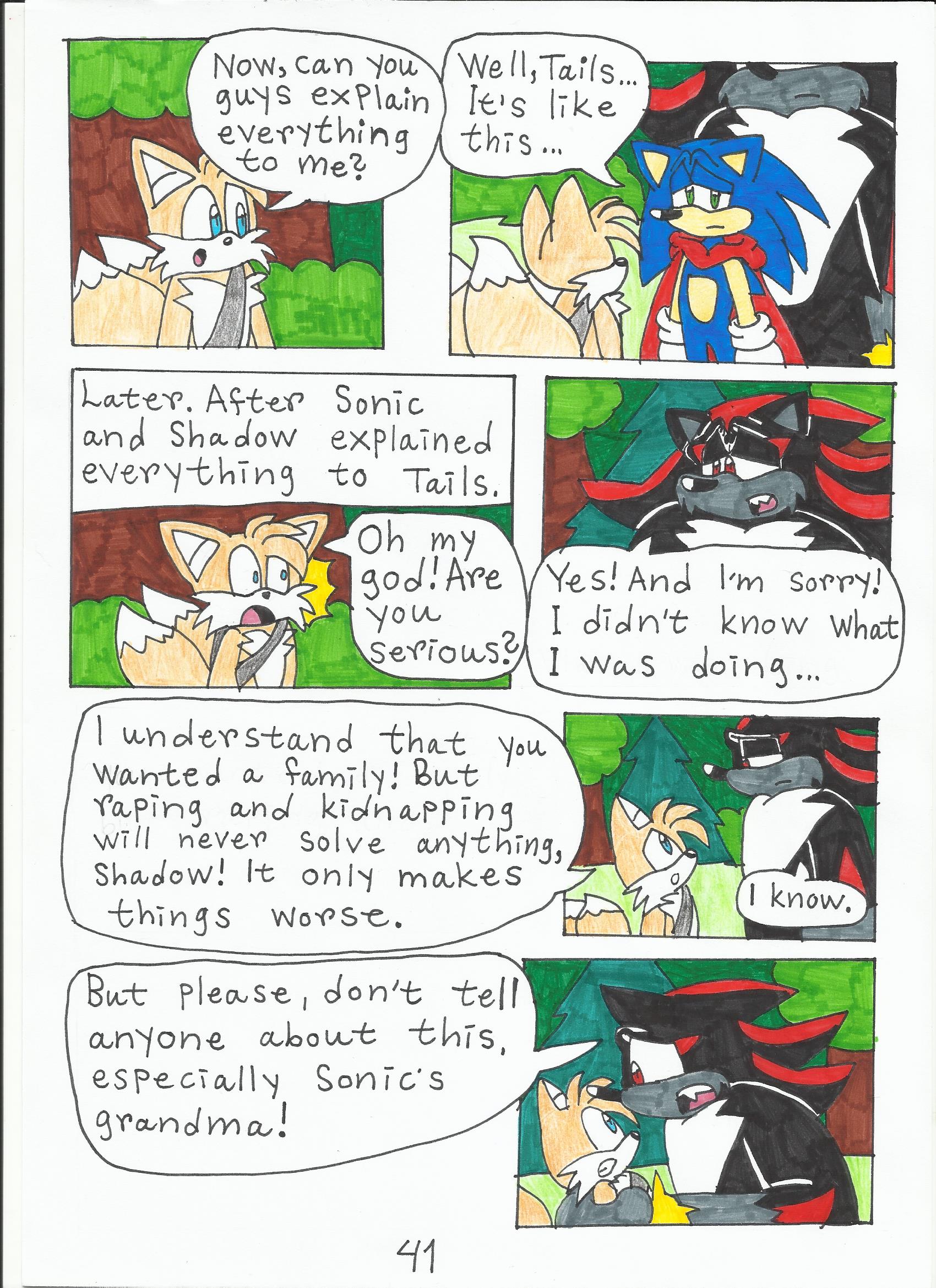 Sonic the Red Riding Hood pg 41 by KatarinaTheCat18 < Submission |  Inkbunny, the Furry Art Community