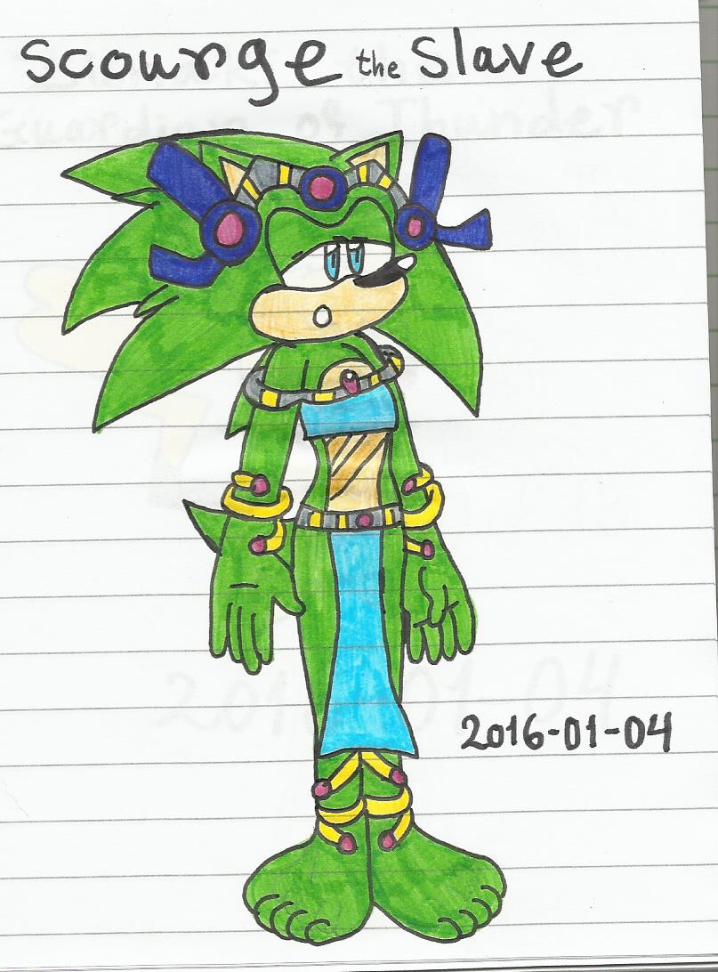 Mindcontrolled Scourge in Sonic Boom style by KatarinaTheCat18 < Submission  | Inkbunny, the Furry Art Community