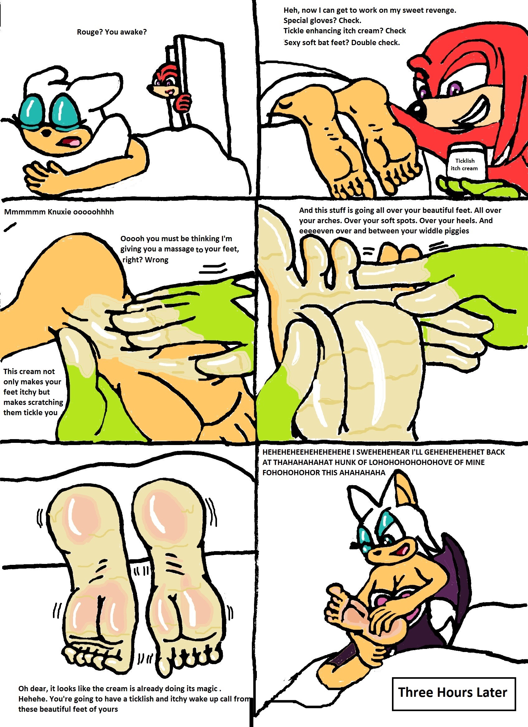 Knouge itchy foot prank by alexiaNBC < Submission | Inkbunny, the Furry Art  Community