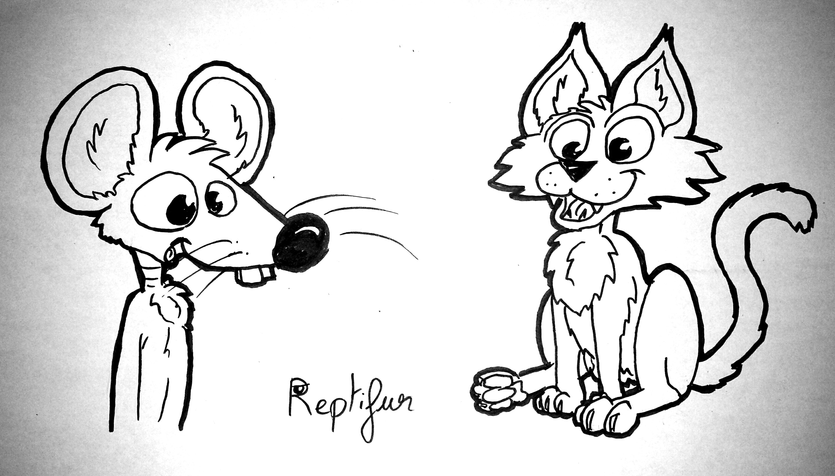 09 03 2016 Chat Souris By Reptifur