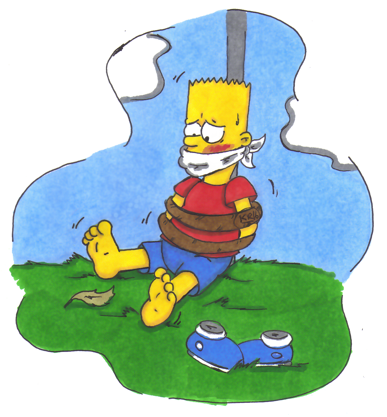 Quick Sketch: Bart Simpson by KnightRayjack < Submission | Inkbunny, the  Furry Art Community