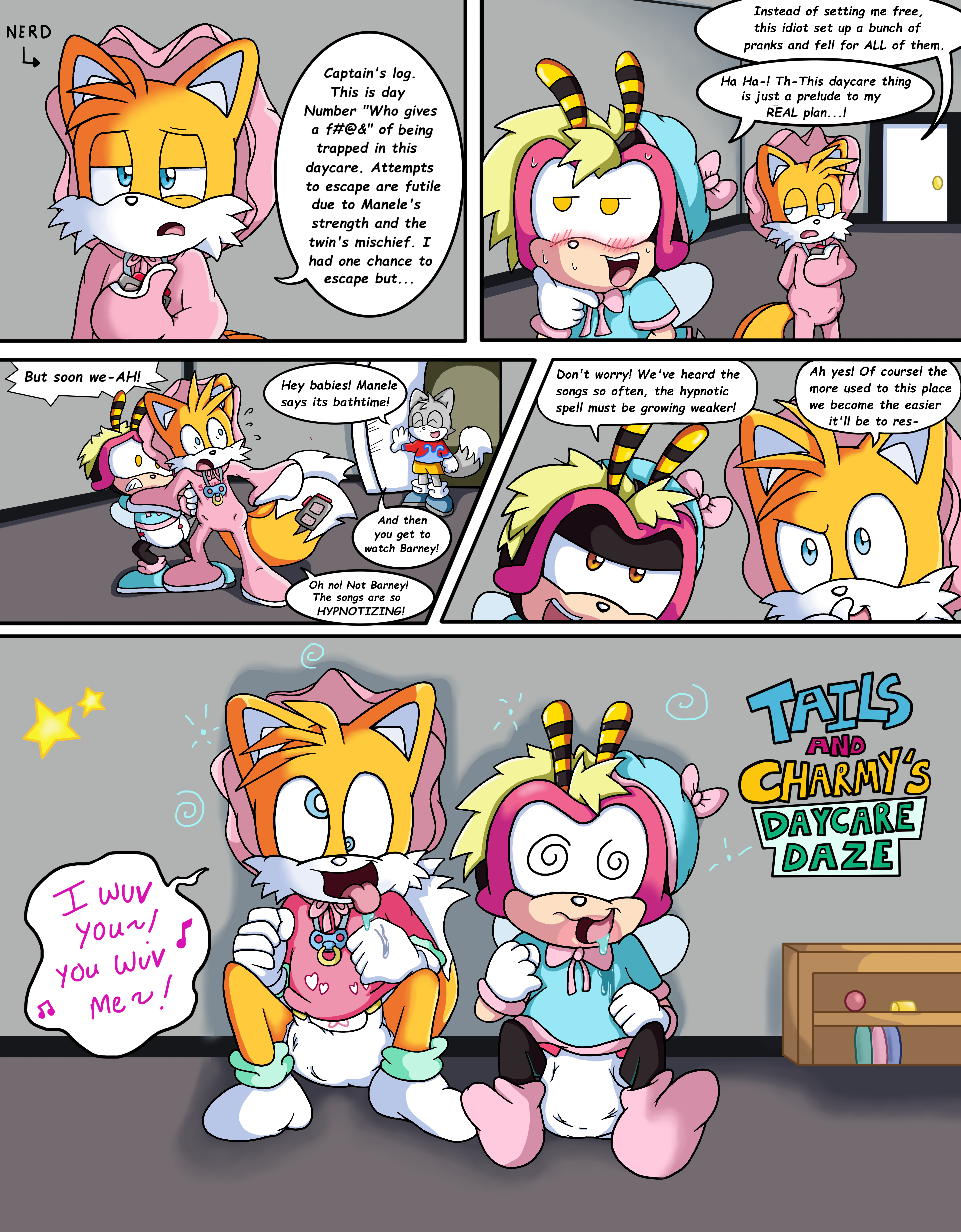 Two babies one fox комикс читать. Tails diaper. Baby Tails комиксы. Tails the babysitter. Sonic Tails in diaper.