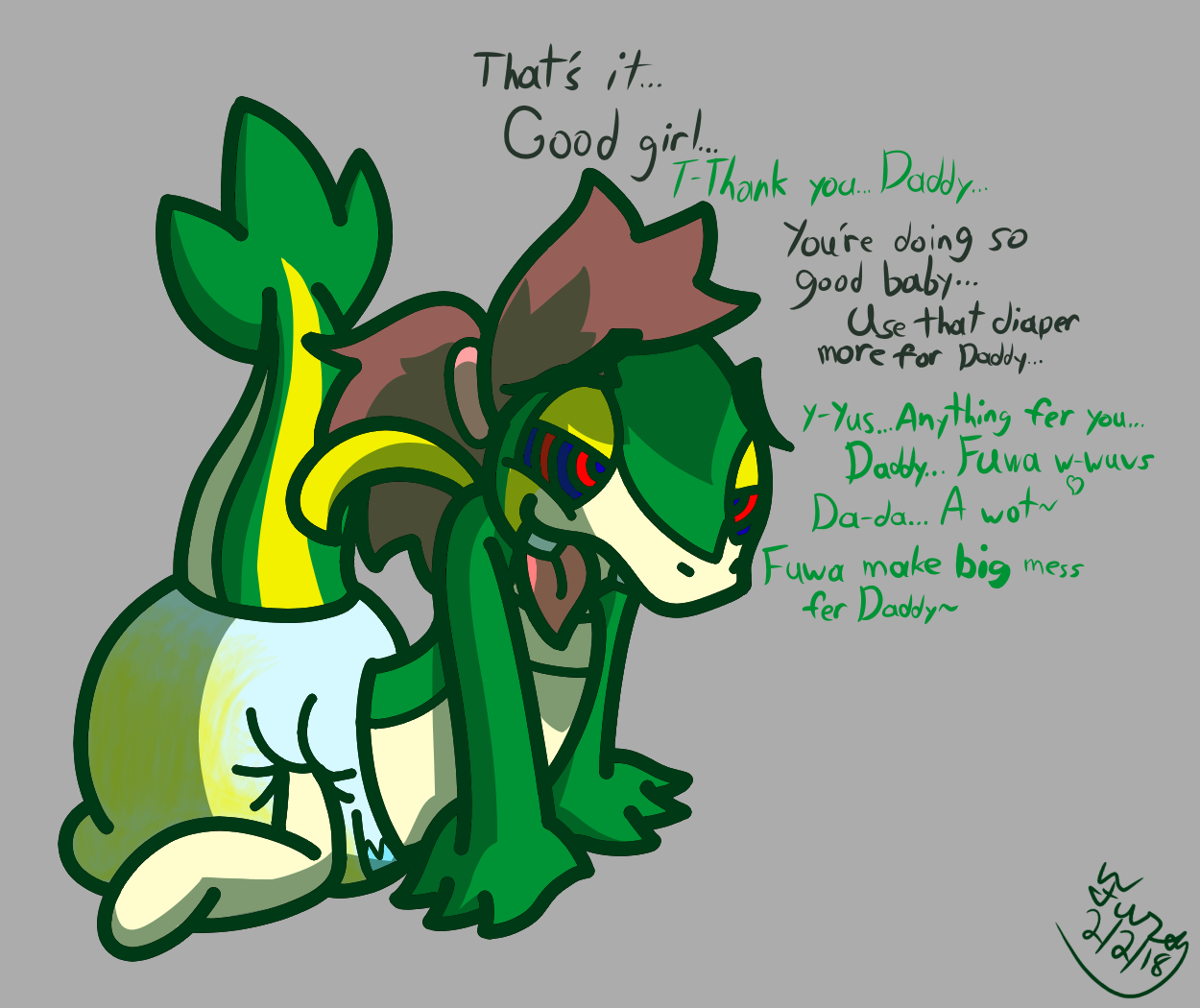 Hypno Fura by B3NN1 < Submission | Inkbunny, the Furry Art Community