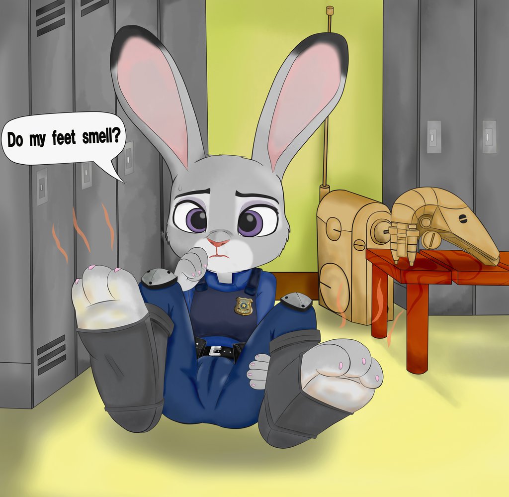 Judy Hopps has dirty feet.. by BunnyInquisitor < Submission | Inkbunny, the  Furry Art Community