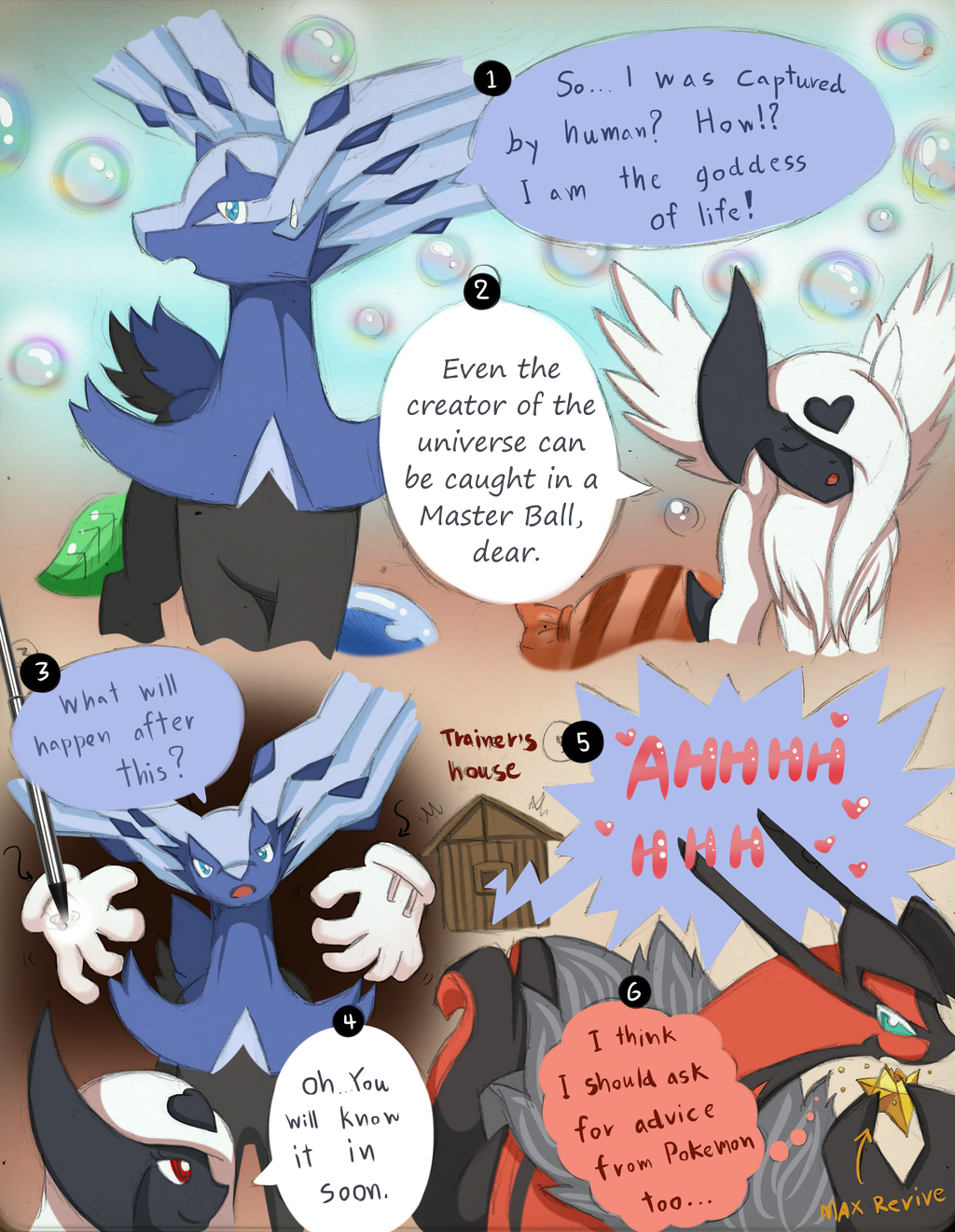 Comic] Goddess of Life X God of Dead 5 by vavacung < Submission | Inkbunny,  the Furry Art Community