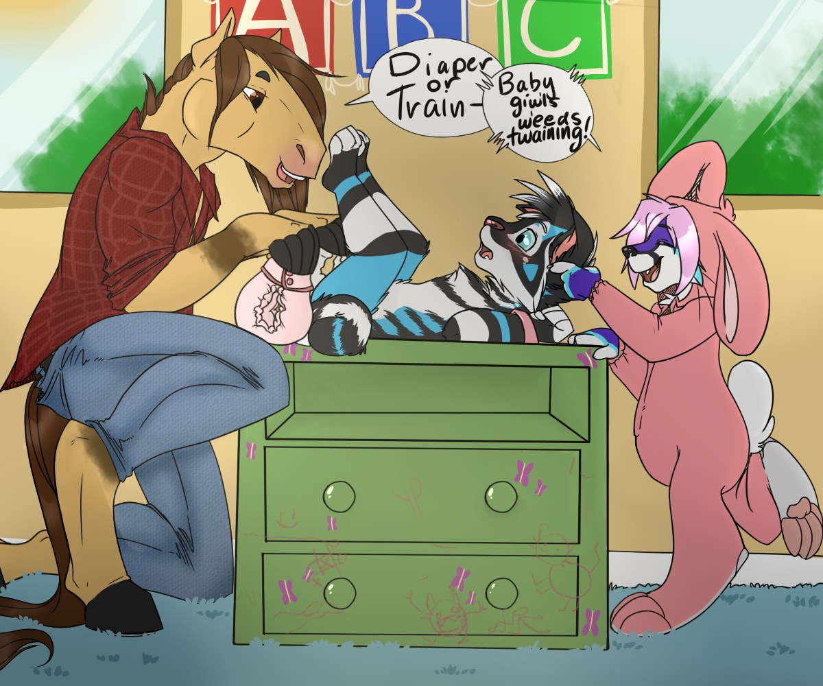 The baby sitter Part 1 by shirokitsune < Submission | Inkbunny, the Furry  Art Community