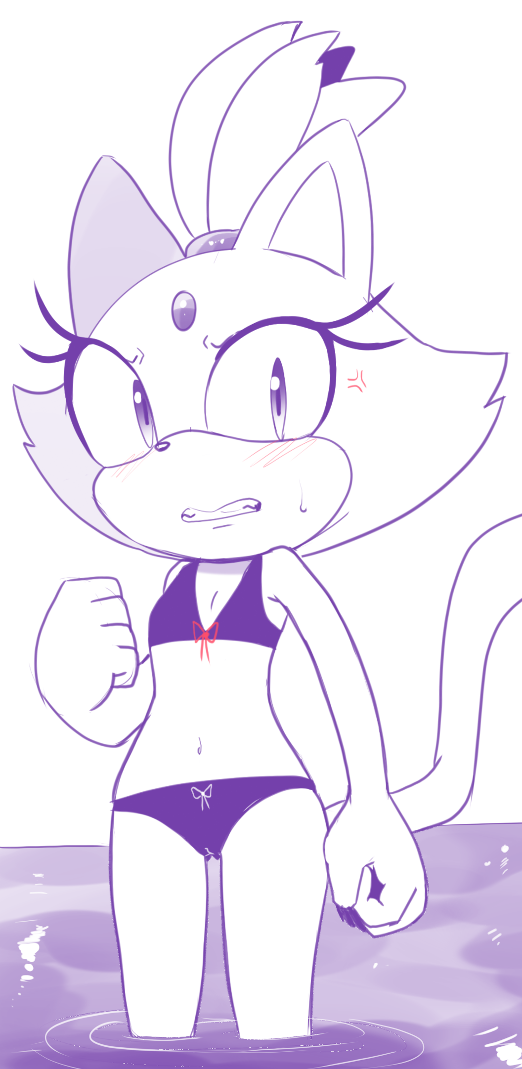 Bikini kitty by TenshiGarden < Submission | Inkbunny, the Furry Art  Community