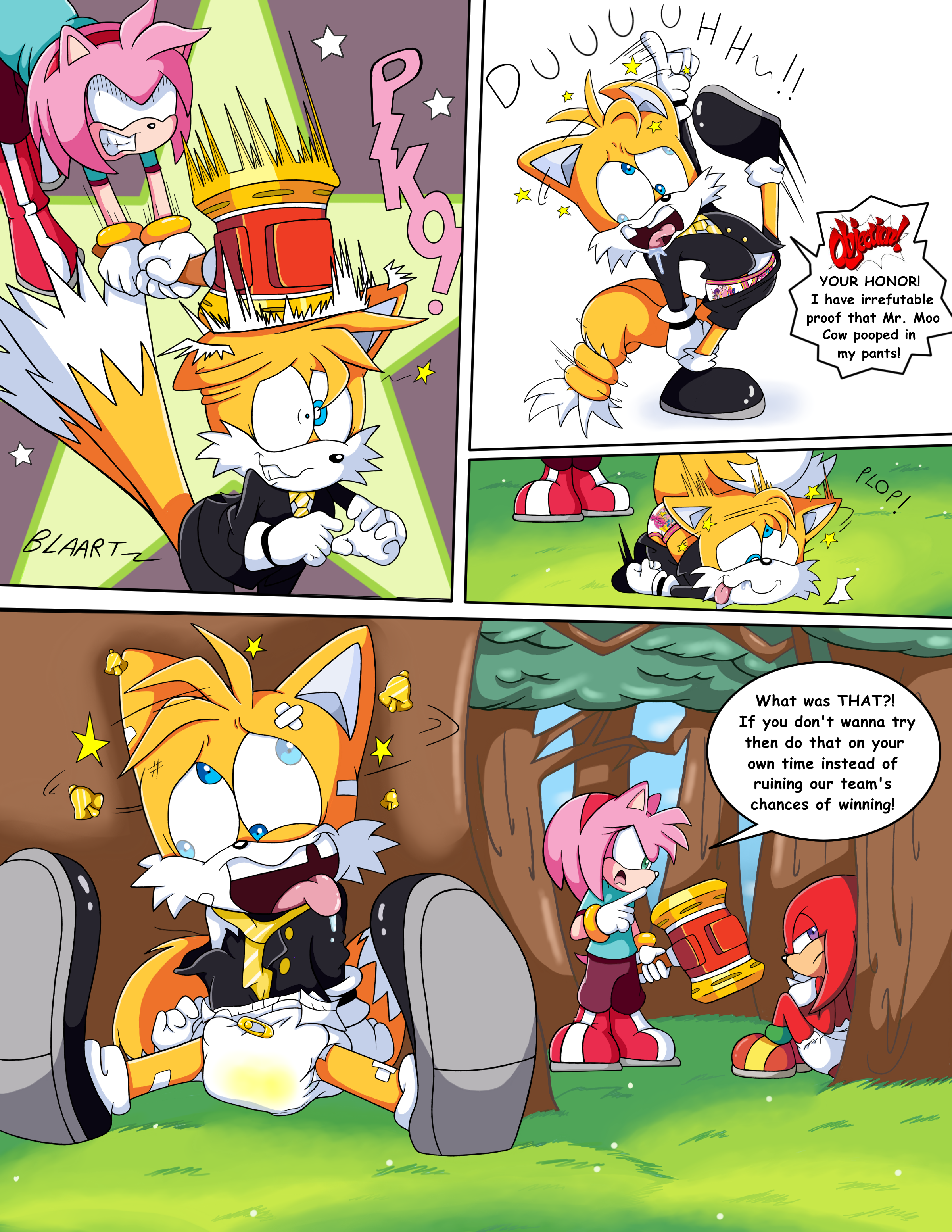 Sonic Survivor Island - Pg. 64: OBJECTION! by EmperorCharm < Submission |  Inkbunny, the Furry Art Community