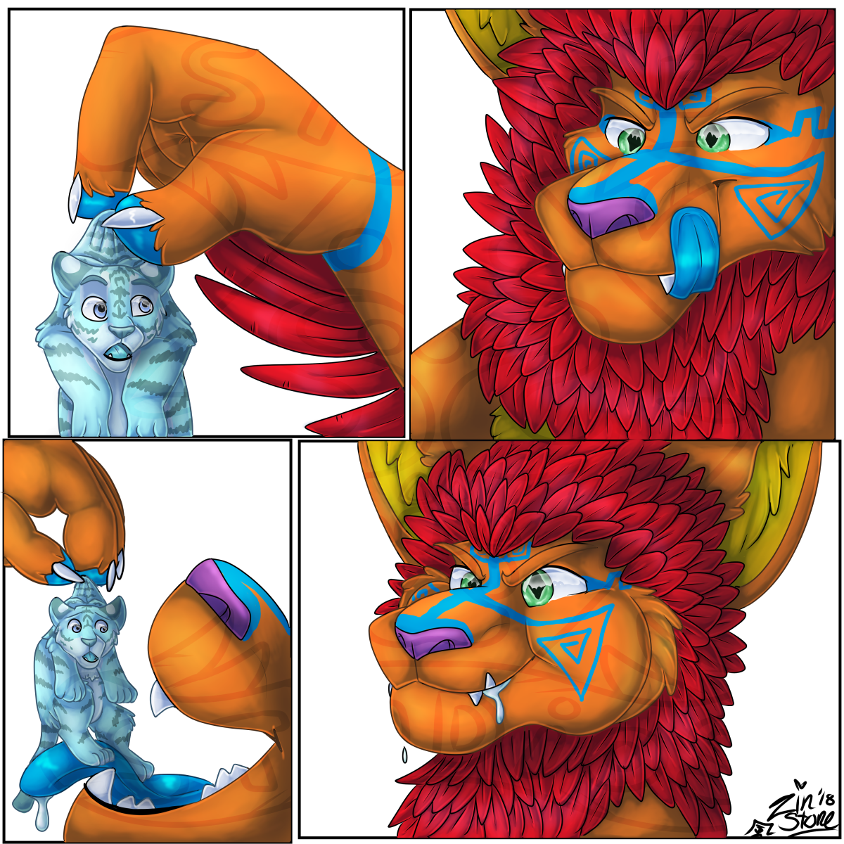 Vore comic YCH Fin by Zinners < Submission | Inkbunny, the Furry Art  Community