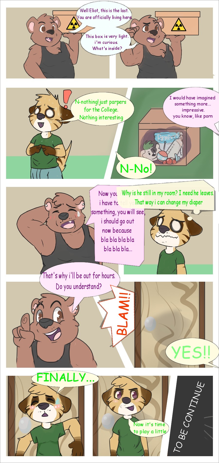 Roommates 2 by Daridario < Submission | Inkbunny, the Furry Art Community