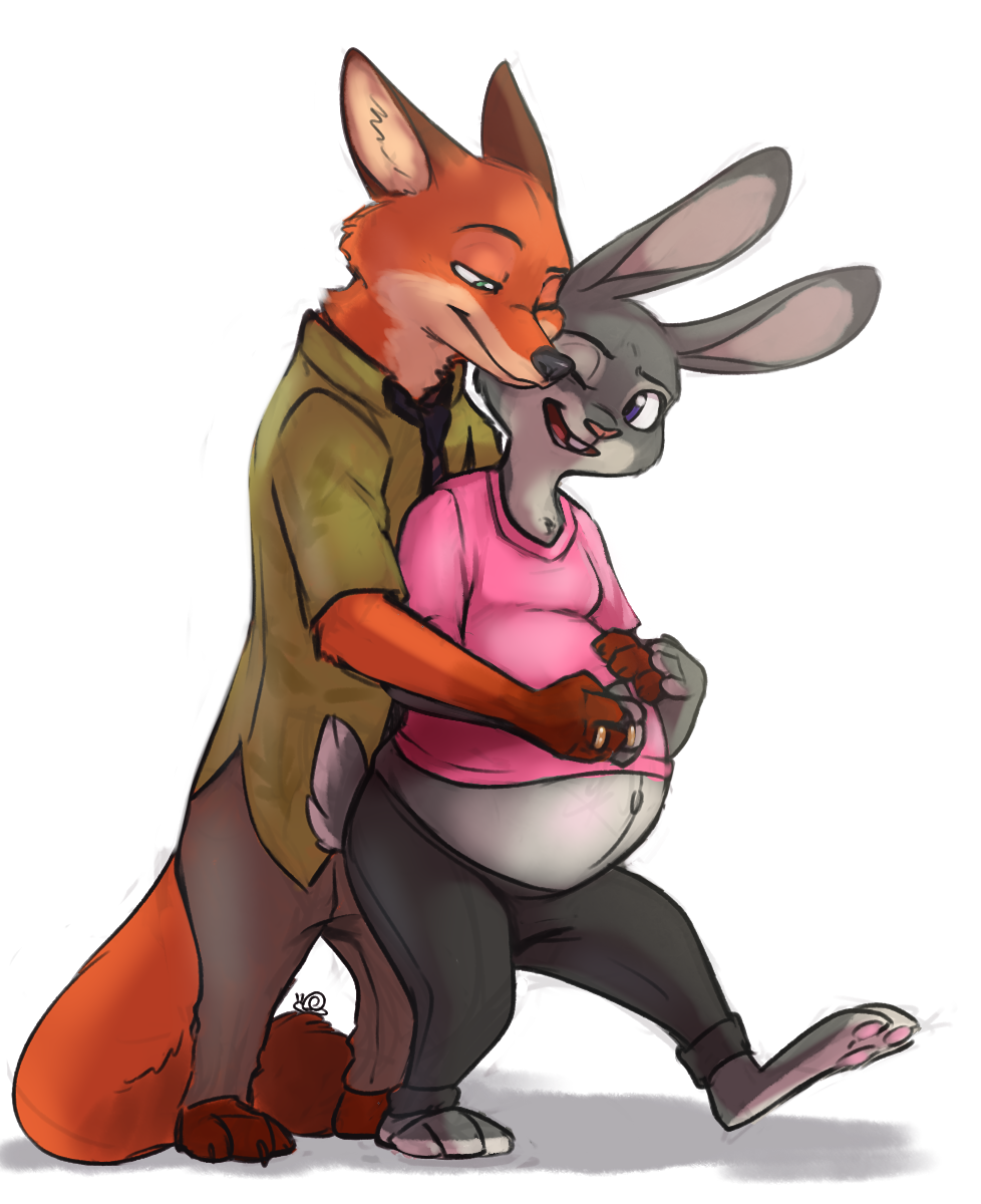 Zootopia - Judy x Nick by Bahnbahn < Submission | Inkbunny, the Furry Art  Community