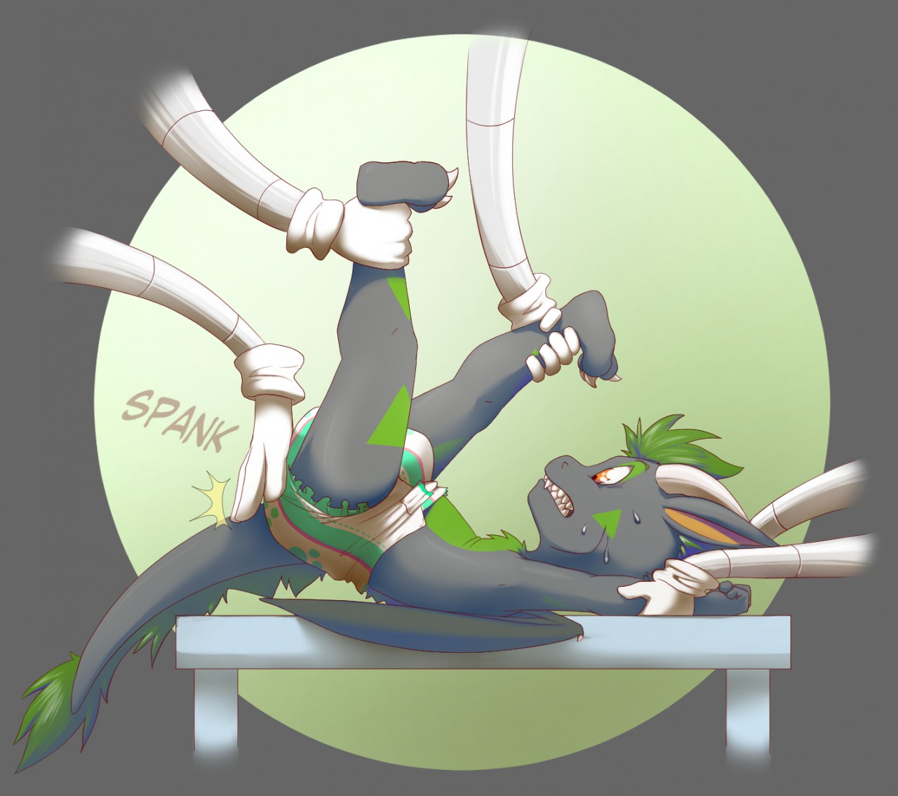 Sudden Spanking by ParadoxDragon < Submission | Inkbunny, the Furry Art  Community