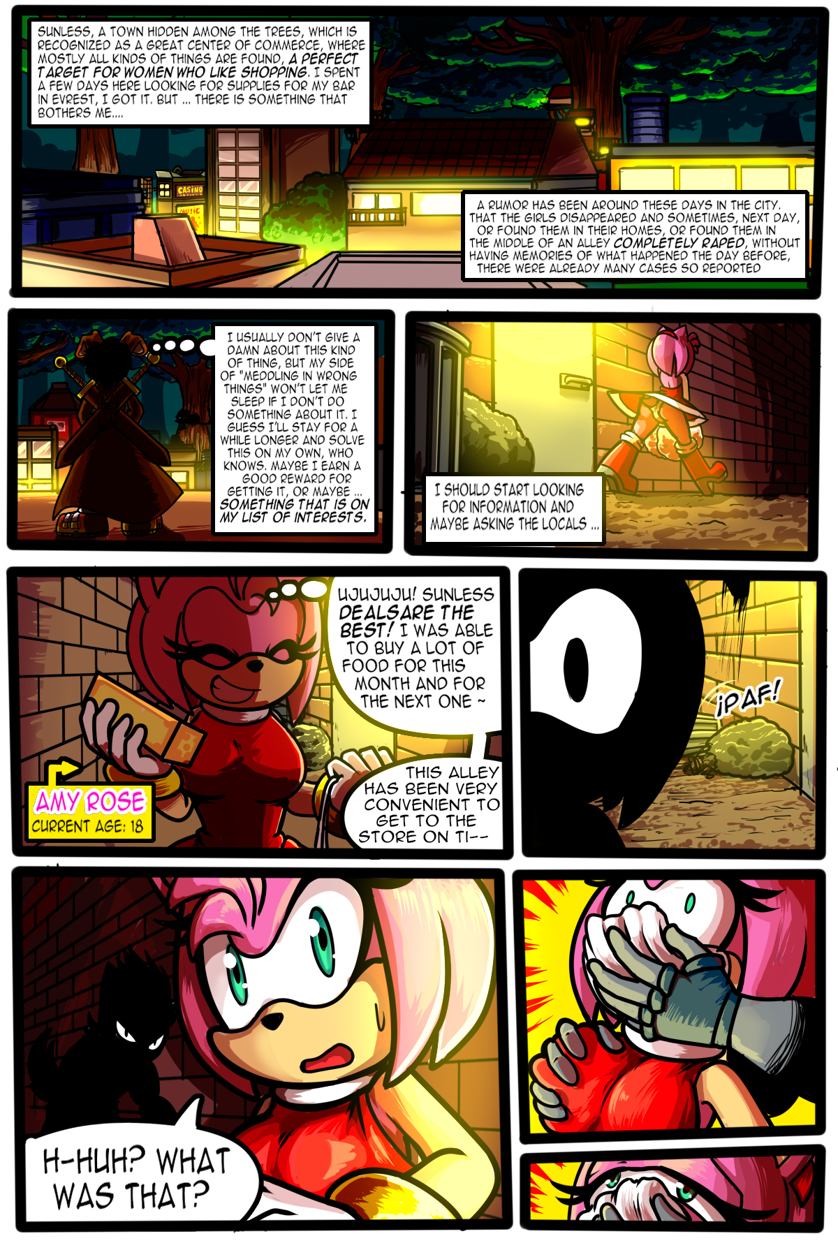 The alley of sex page 1 eng by DEXstar < Submission | Inkbunny, the Furry  Art Community