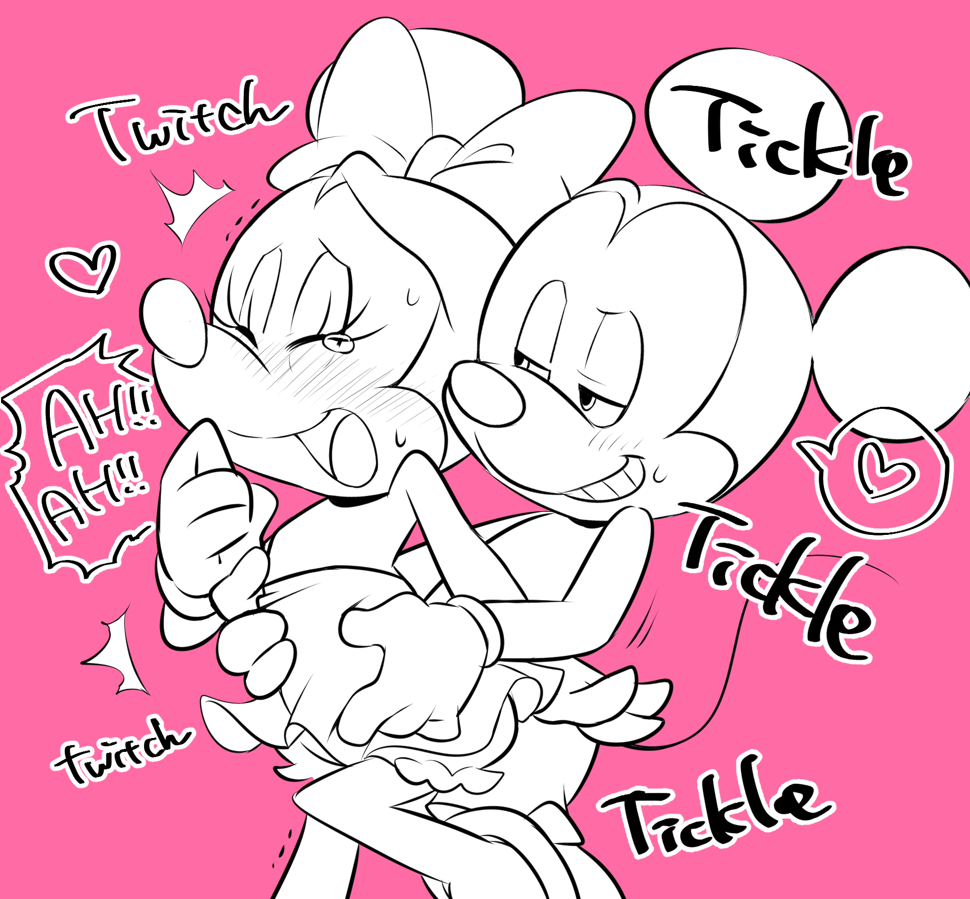 Mickey & Minnie doodle by hentaib < Submission | Inkbunny, the Furry Art  Community