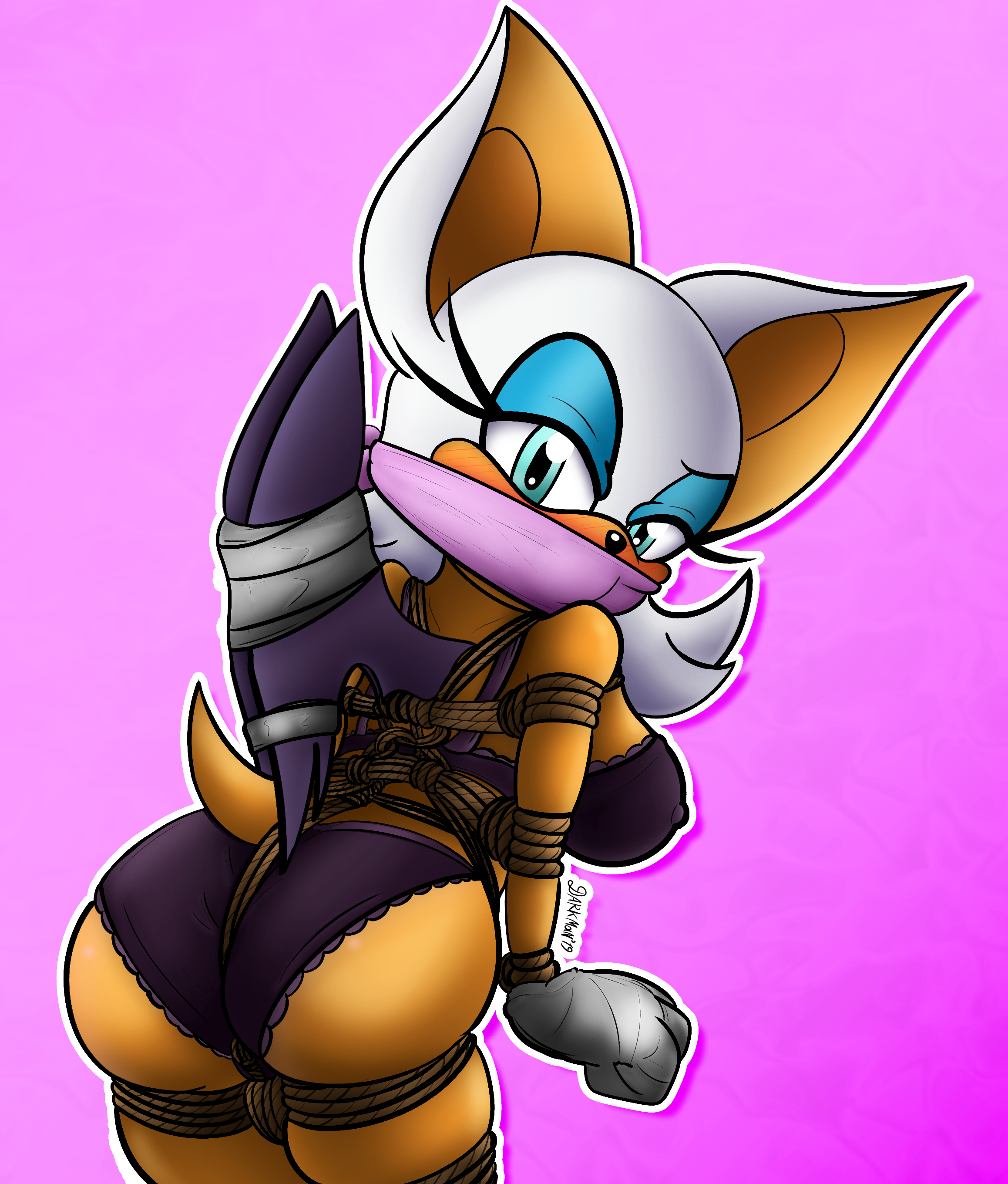 Rouge's back by DMZ < Submission | Inkbunny, the Furry Art Community