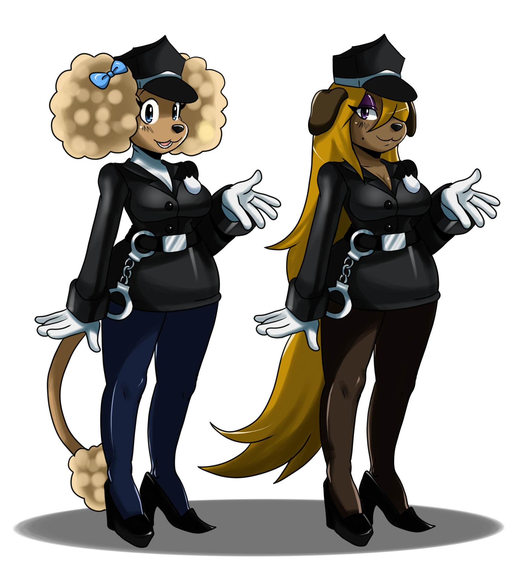 Police dogs...gals by sssonic2 < Submission | Inkbunny, the Furry Art  Community