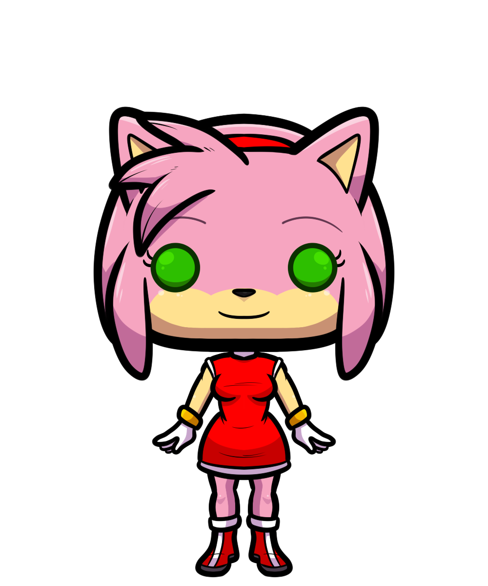 Amy Rose - POP Style - made by Waltodile by AngelCam7