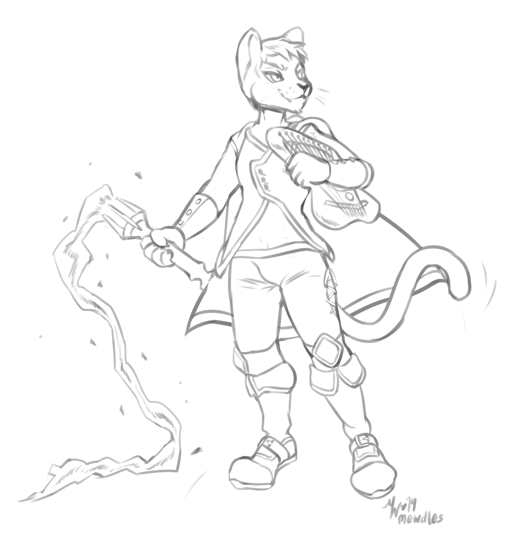 Hellion Kid + Panther Bard by Mewdles