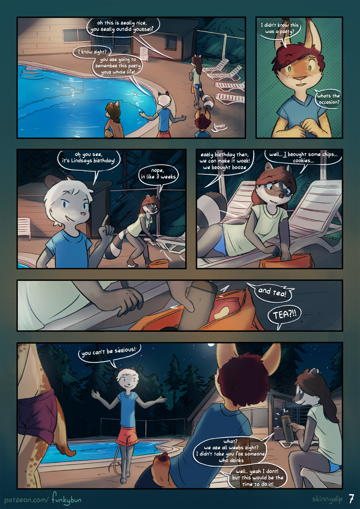 Skinnydip - 7 by funkybun < Submission | Inkbunny, the Furry Art Community