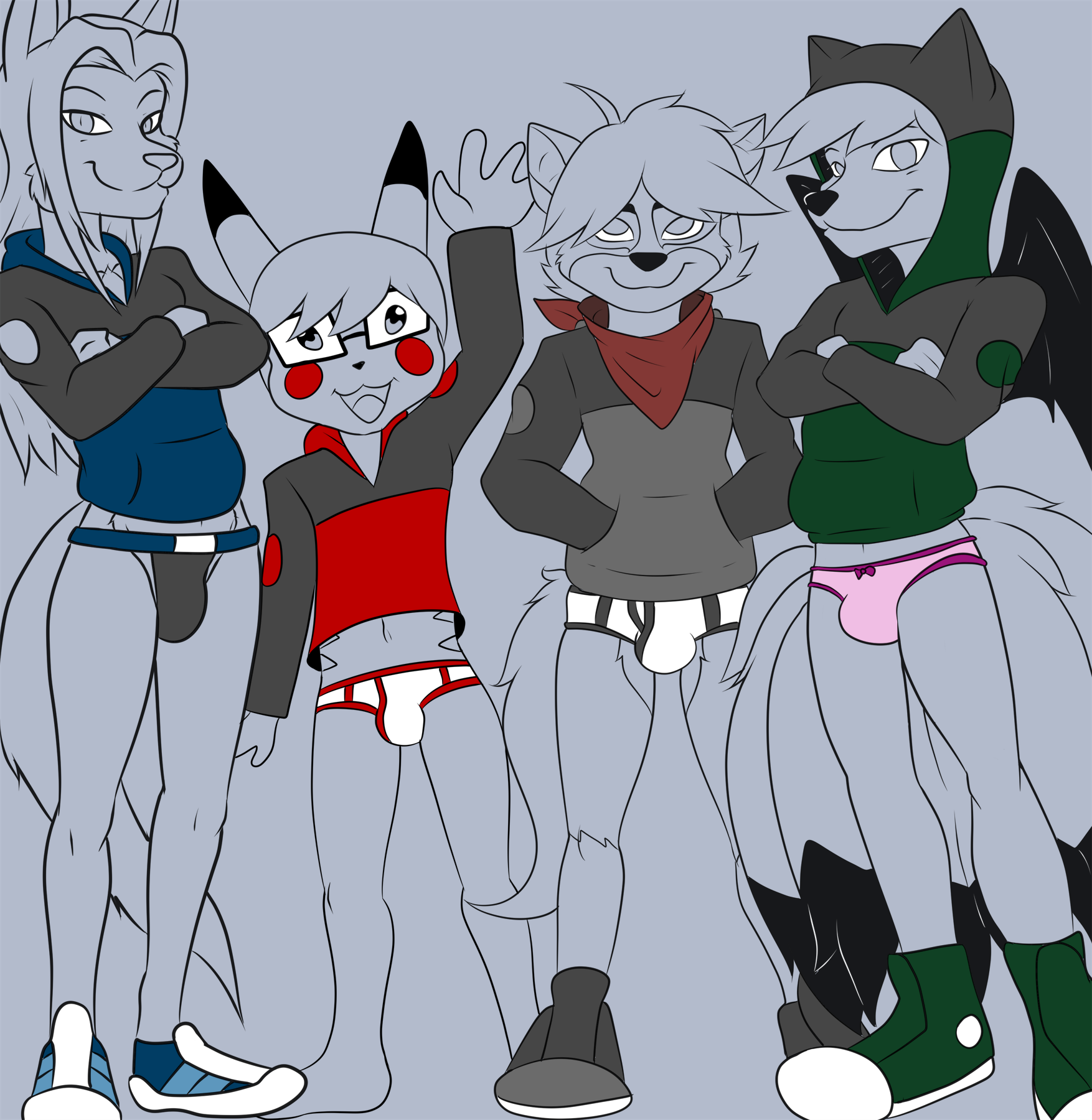 No Pants Club 003 by joykill < Submission | Inkbunny, the Furry Art  Community