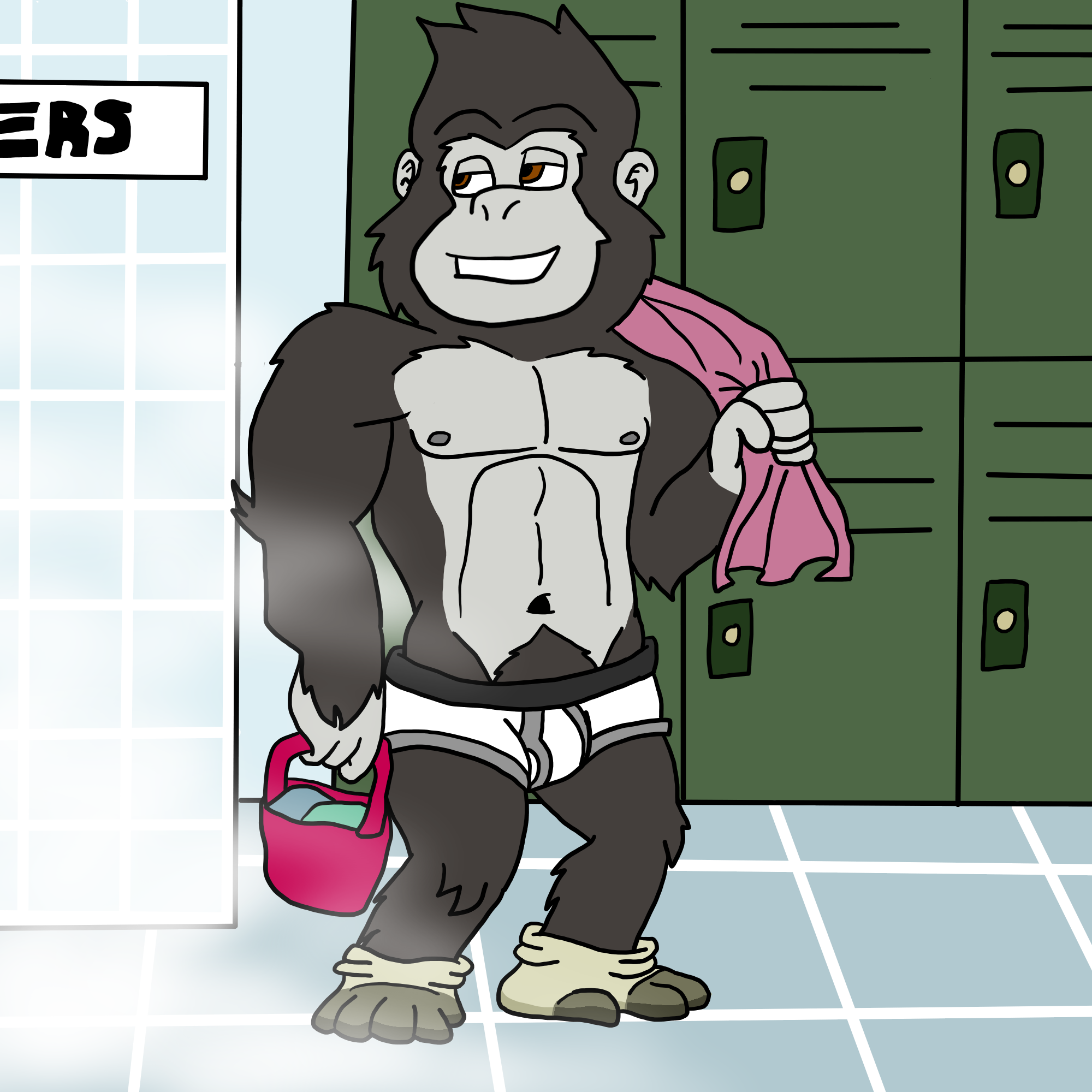 Johnny Locker Room by TexasKingoftheGeeks < Submission | Inkbunny, the  Furry Art Community