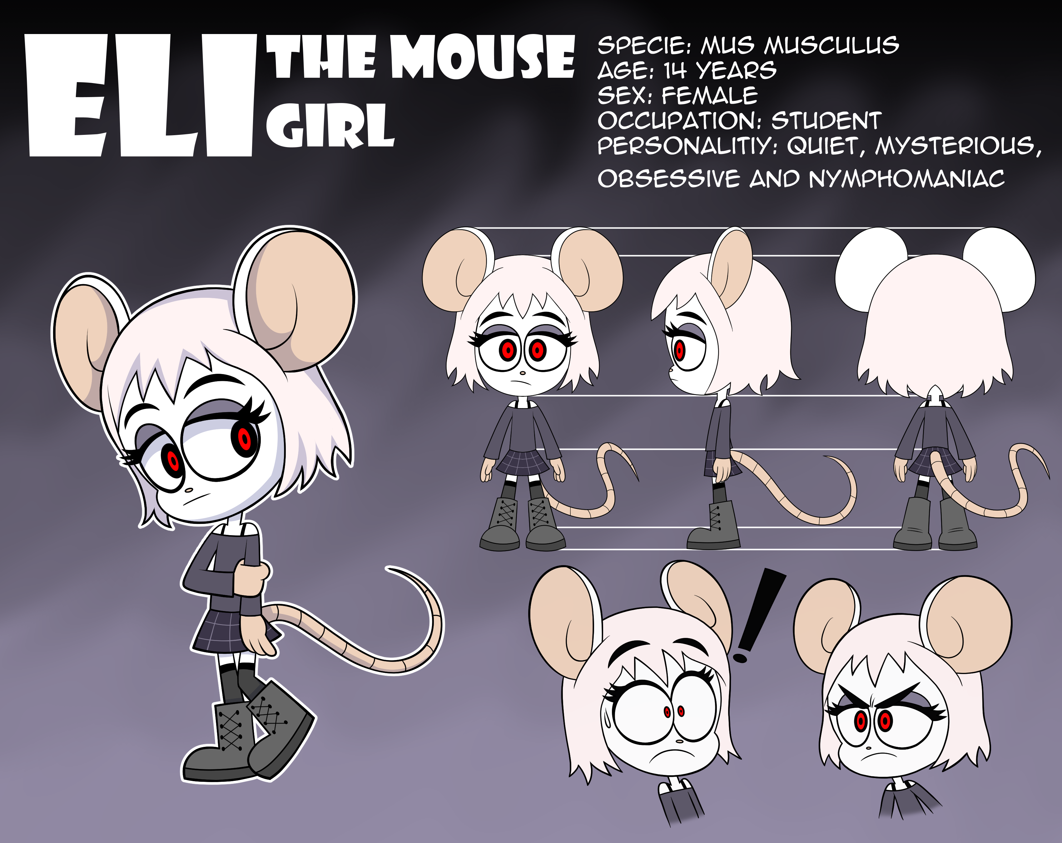 Eli the Mouse Girl by Kloroxodly < Submission | Inkbunny, the Furry Art  Community