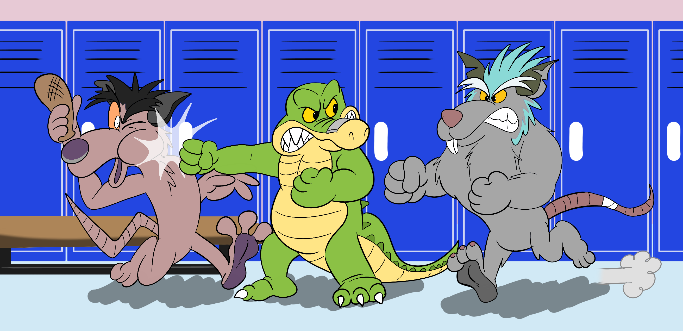 Fighting croc! by JollyVille < Submission | Inkbunny, the Furry Art  Community