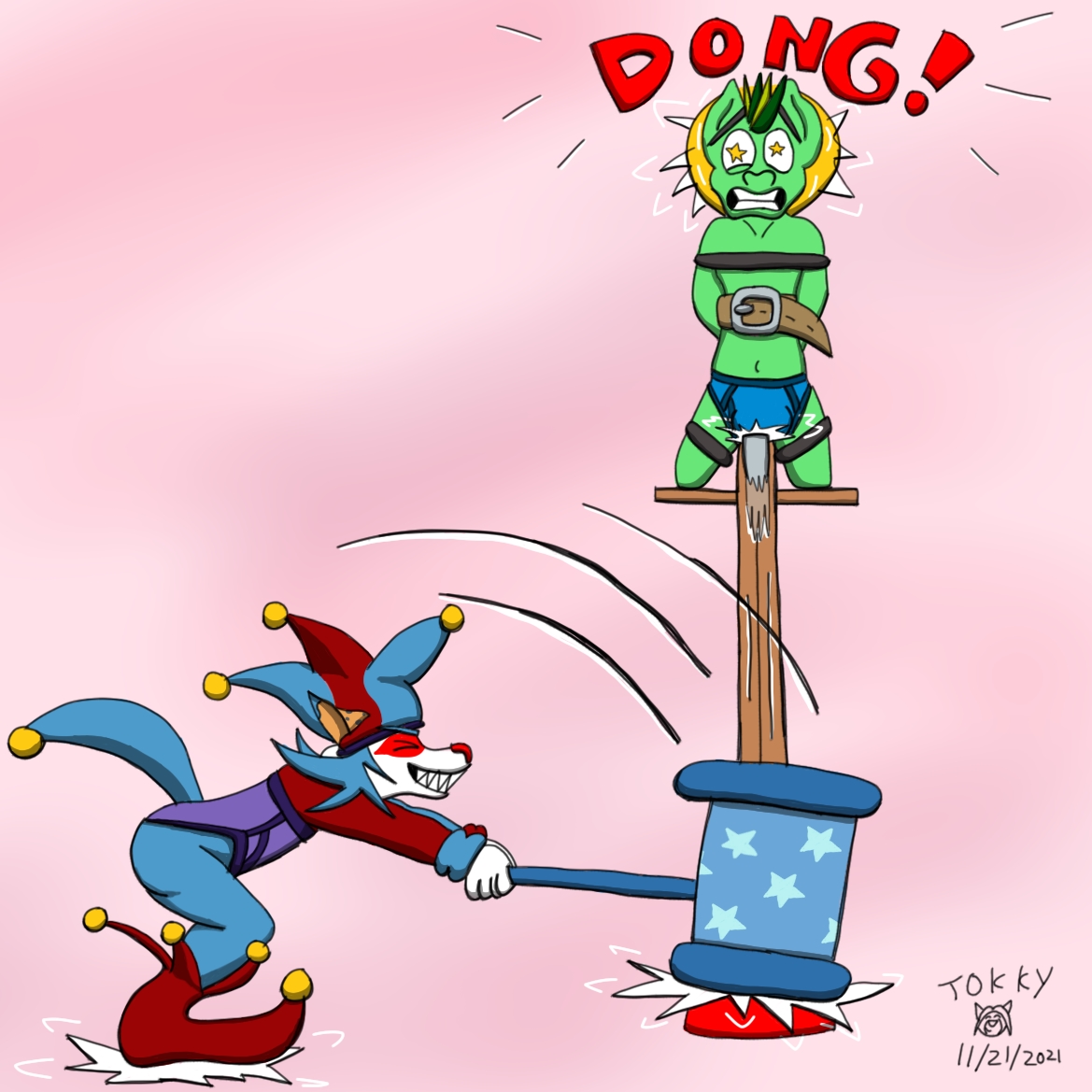 Test your Strength by Tokky < Submission | Inkbunny, the Furry Art Community