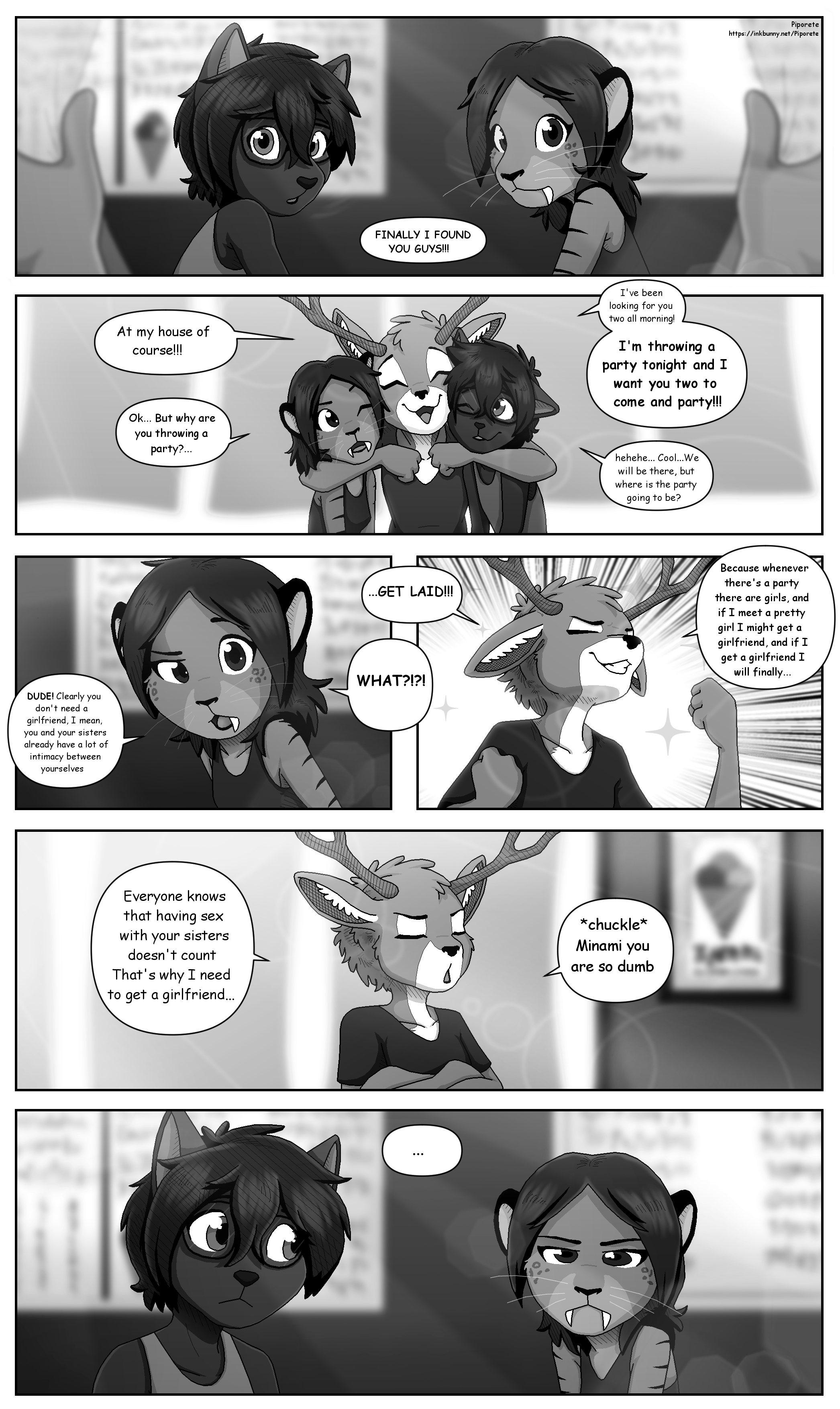 Keiko and Jin (Comic 56) by Piporete < Submission | Inkbunny, the Furry Art  Community