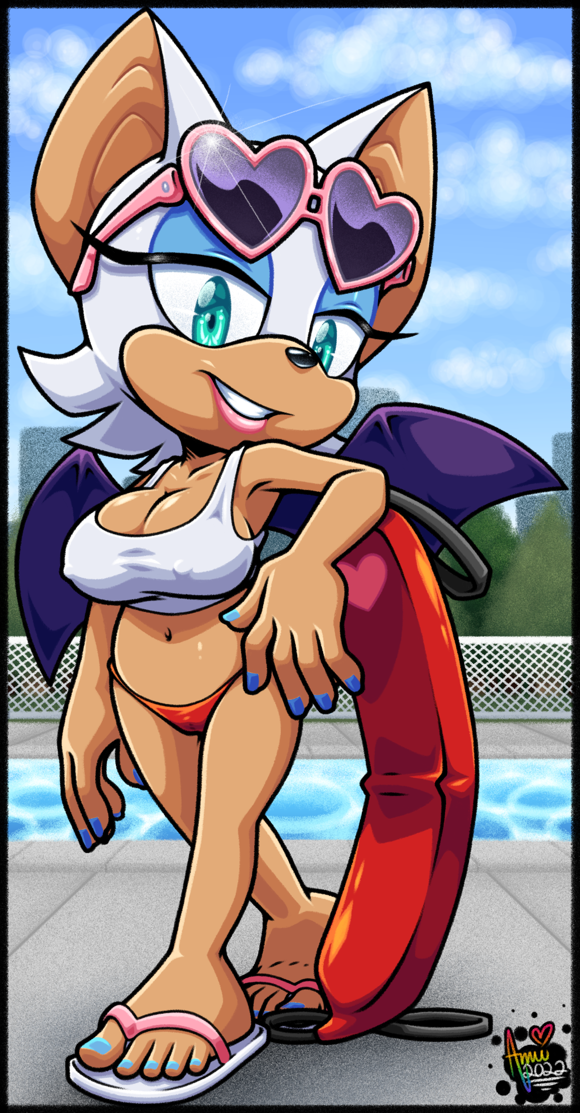 Life Guard by Amuzoreh < Submission | Inkbunny, the Furry Art Community