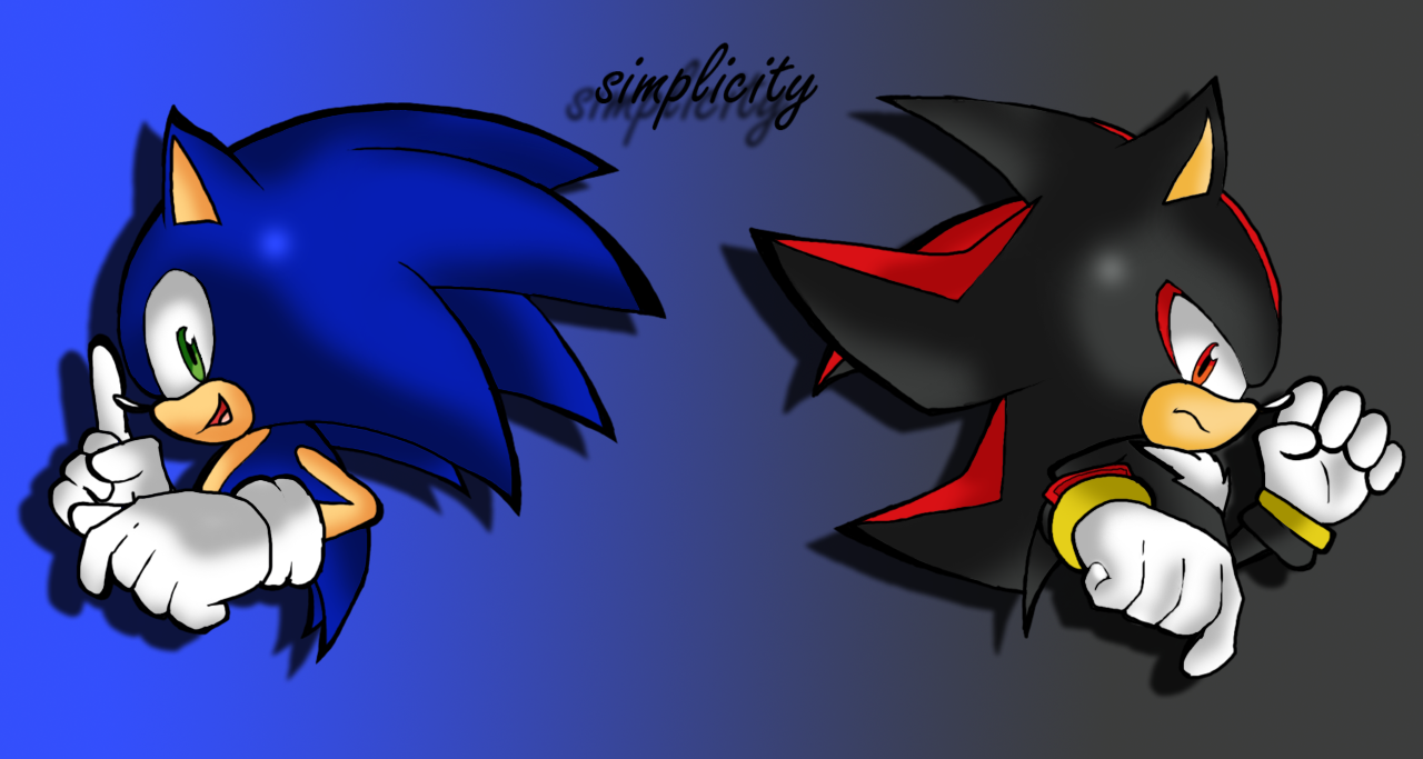 Sonic and Shadow by sonictopfan