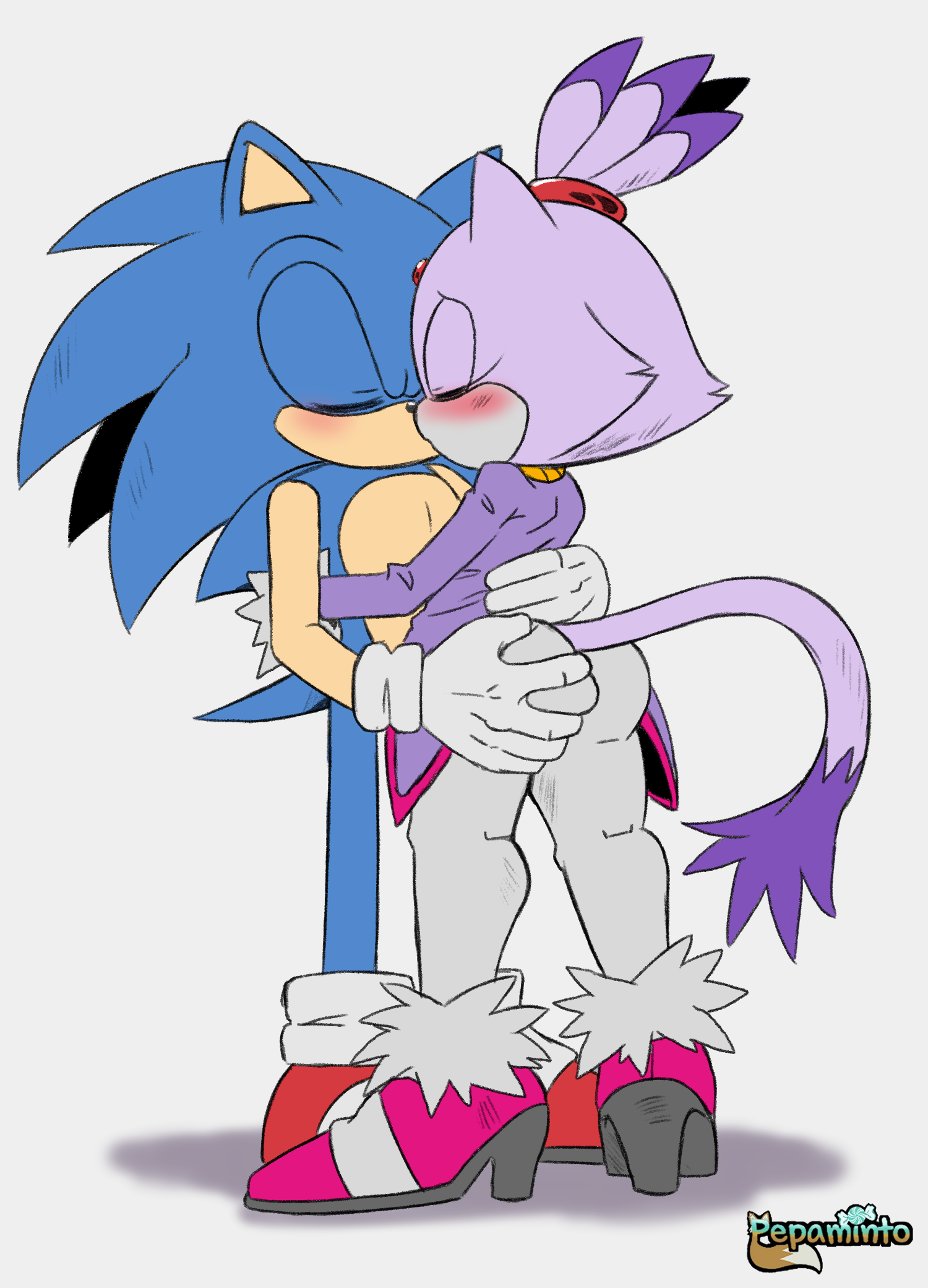 Commission: Sonic & Blaze by Pepamint0 < Submission | Inkbunny, the Furry  Art Community