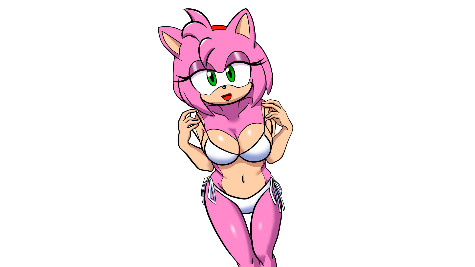 Amy coquetea a Sonic DESNUDA by AngelDeLaVerdad < Submission | Inkbunny,  the Furry Art Community