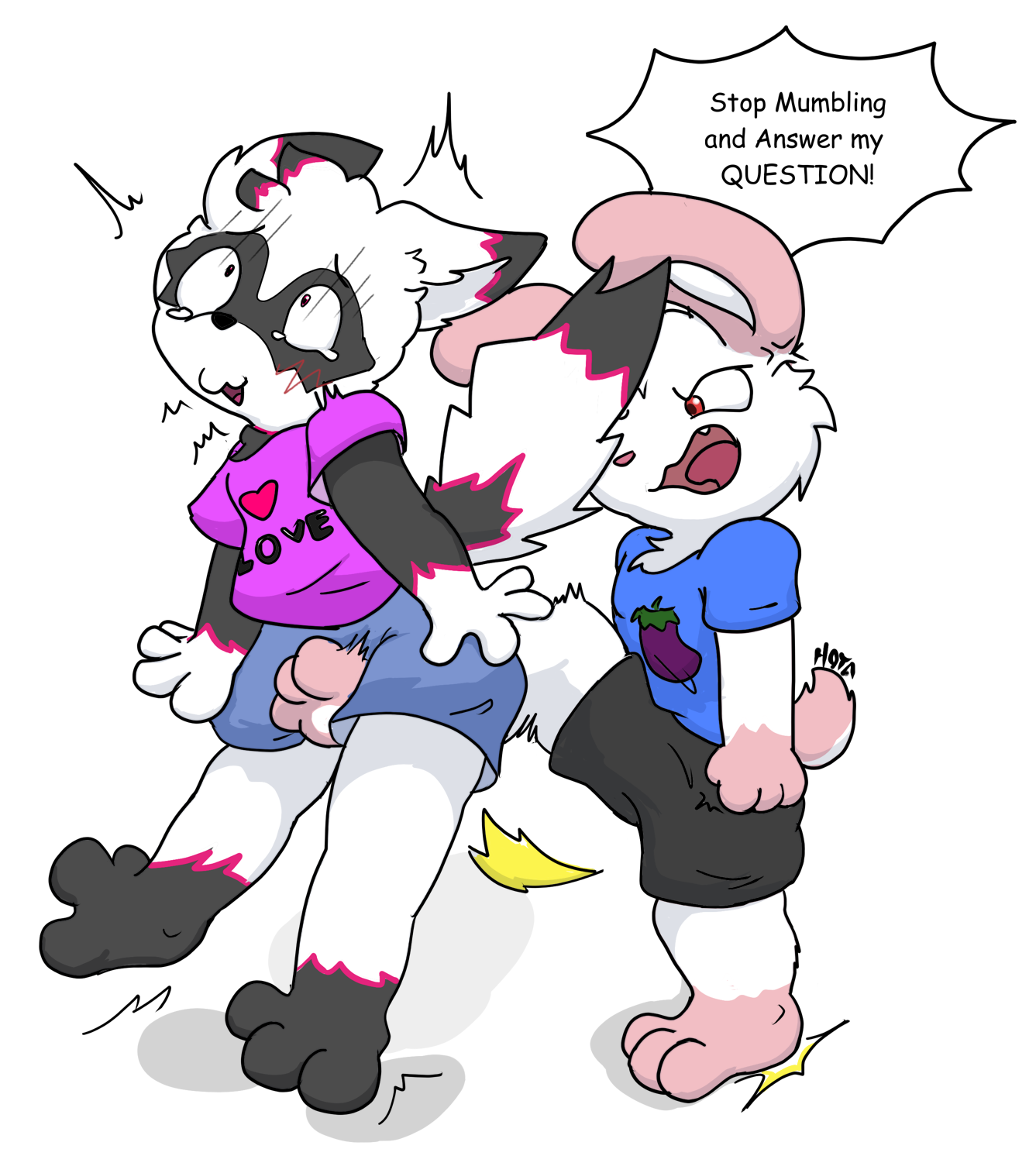 Art Trade] Kicked and Apology by Hoya82 < Submission | Inkbunny, the Furry  Art Community