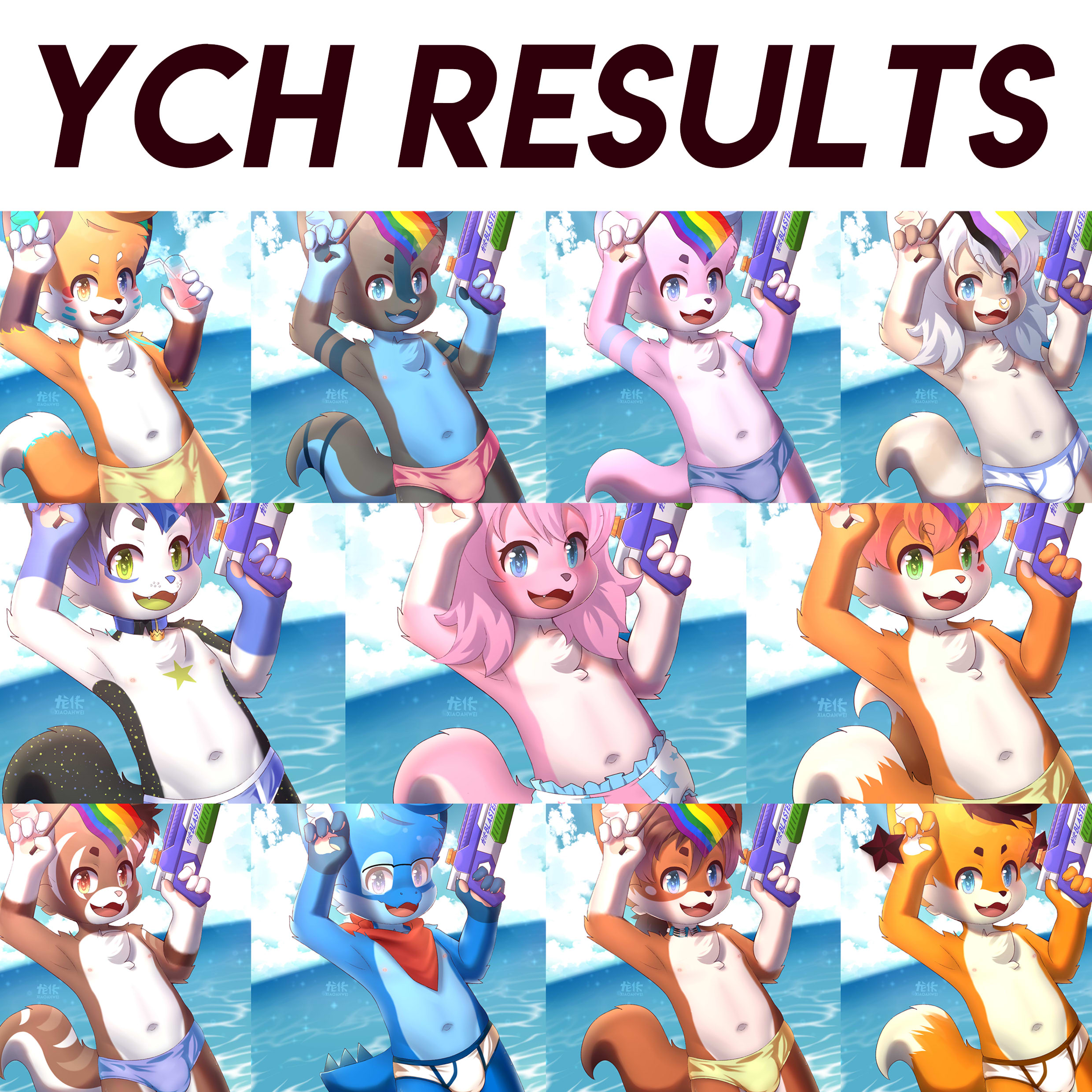 June YCH - Results by xiaoahwei < Submission | Inkbunny, the Furry Art  Community