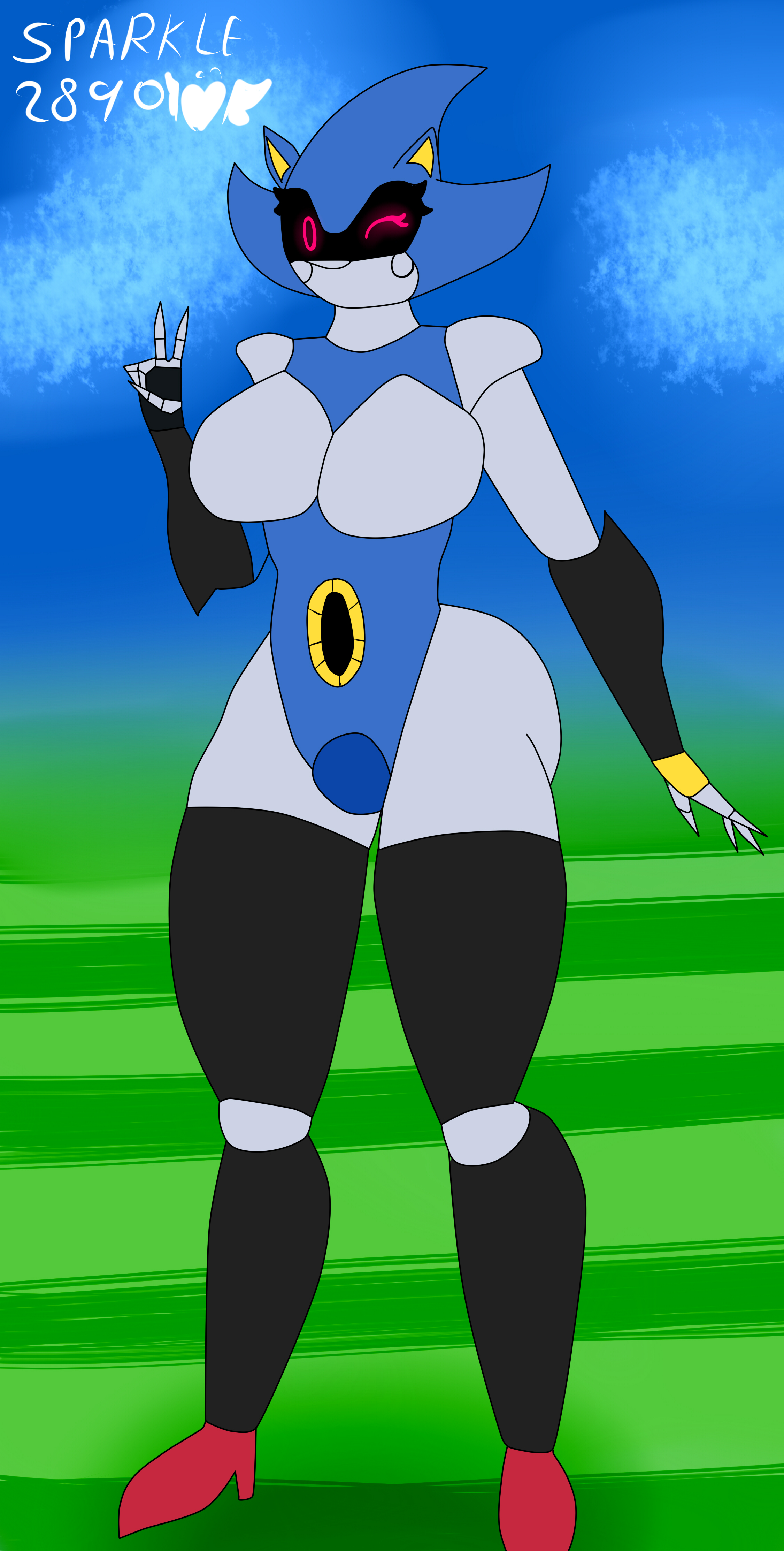 Metal Sonica (Sex doll metal sonic) by Sparkle9923 < Submission | Inkbunny,  the Furry Art Community