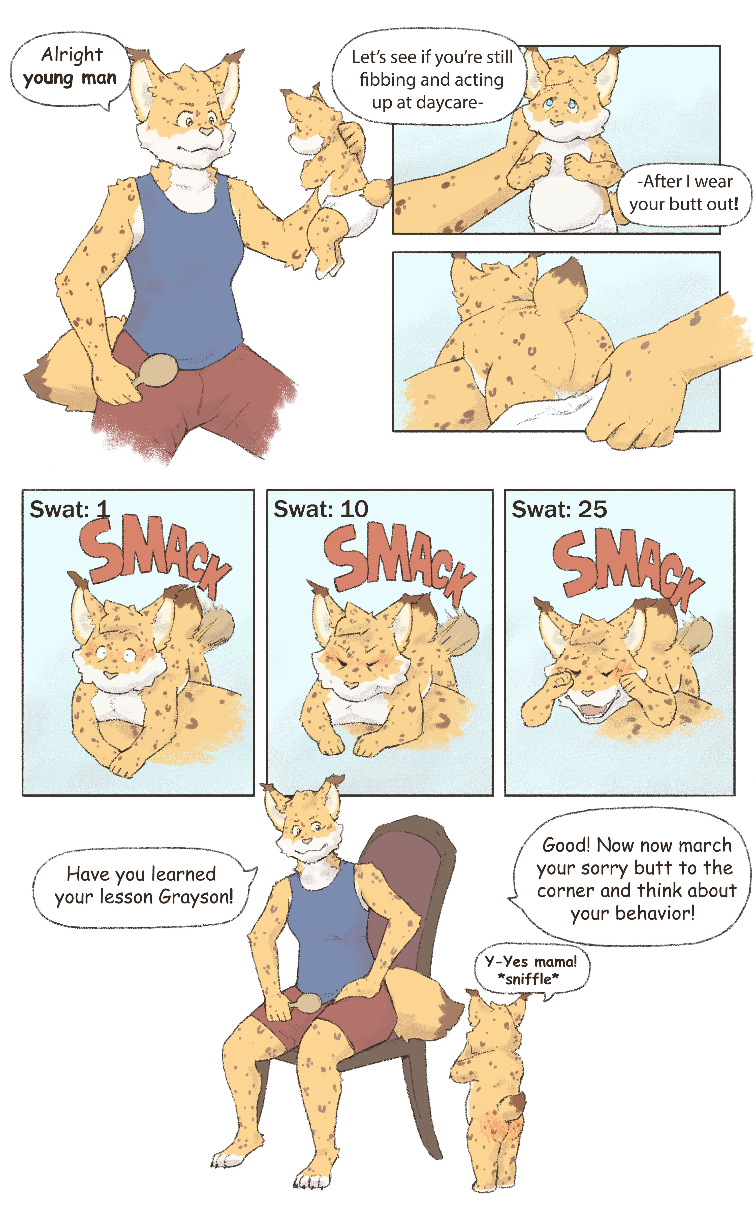 spanking art school 