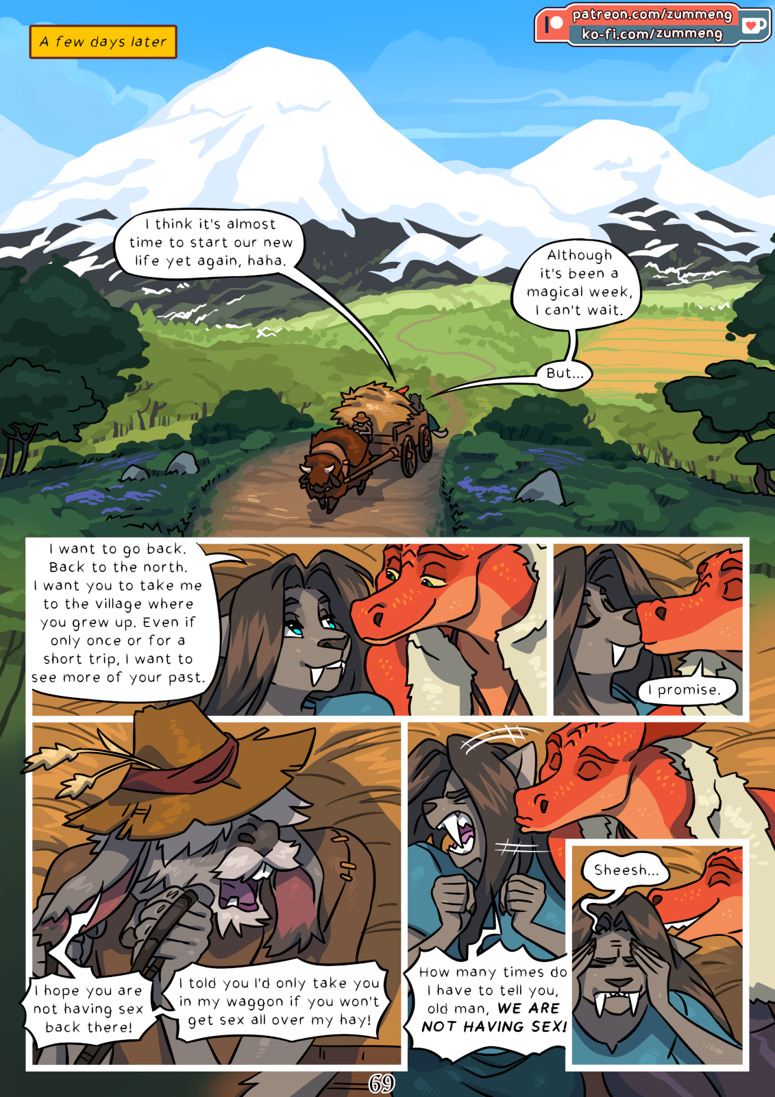 Wishes 3 pg. 69. by Zummeng < Submission | Inkbunny, the Furry Art Community