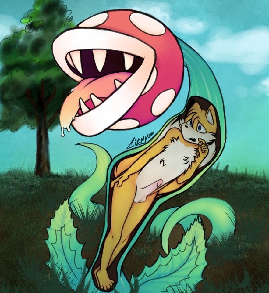 Piranha plant vore Tails by ZOLOTOIUwU < Submission | Inkbunny, the Furry  Art Community