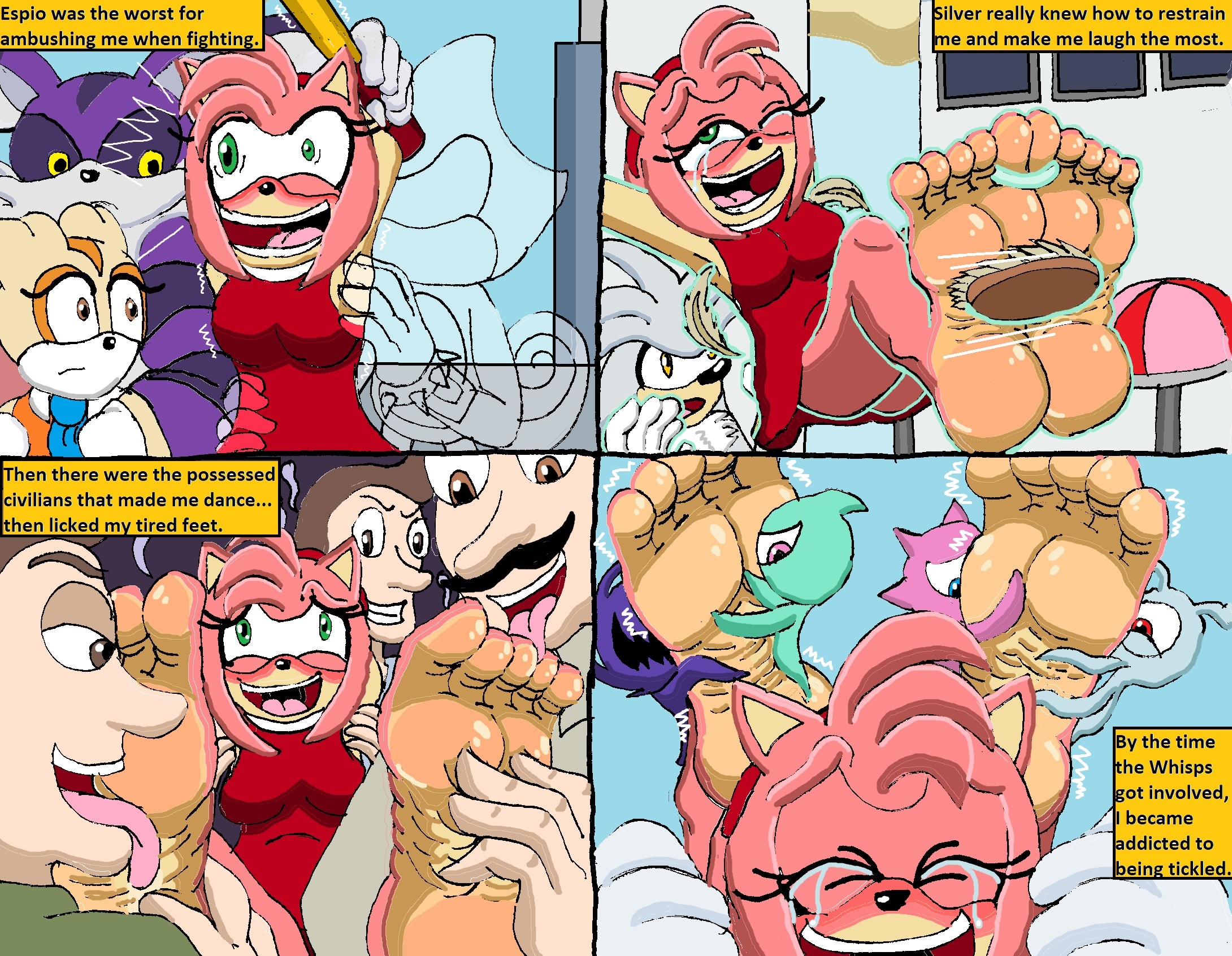 Tickle Me Pink: Page 3 by alexiaNBC < Submission | Inkbunny, the Furry Art  Community