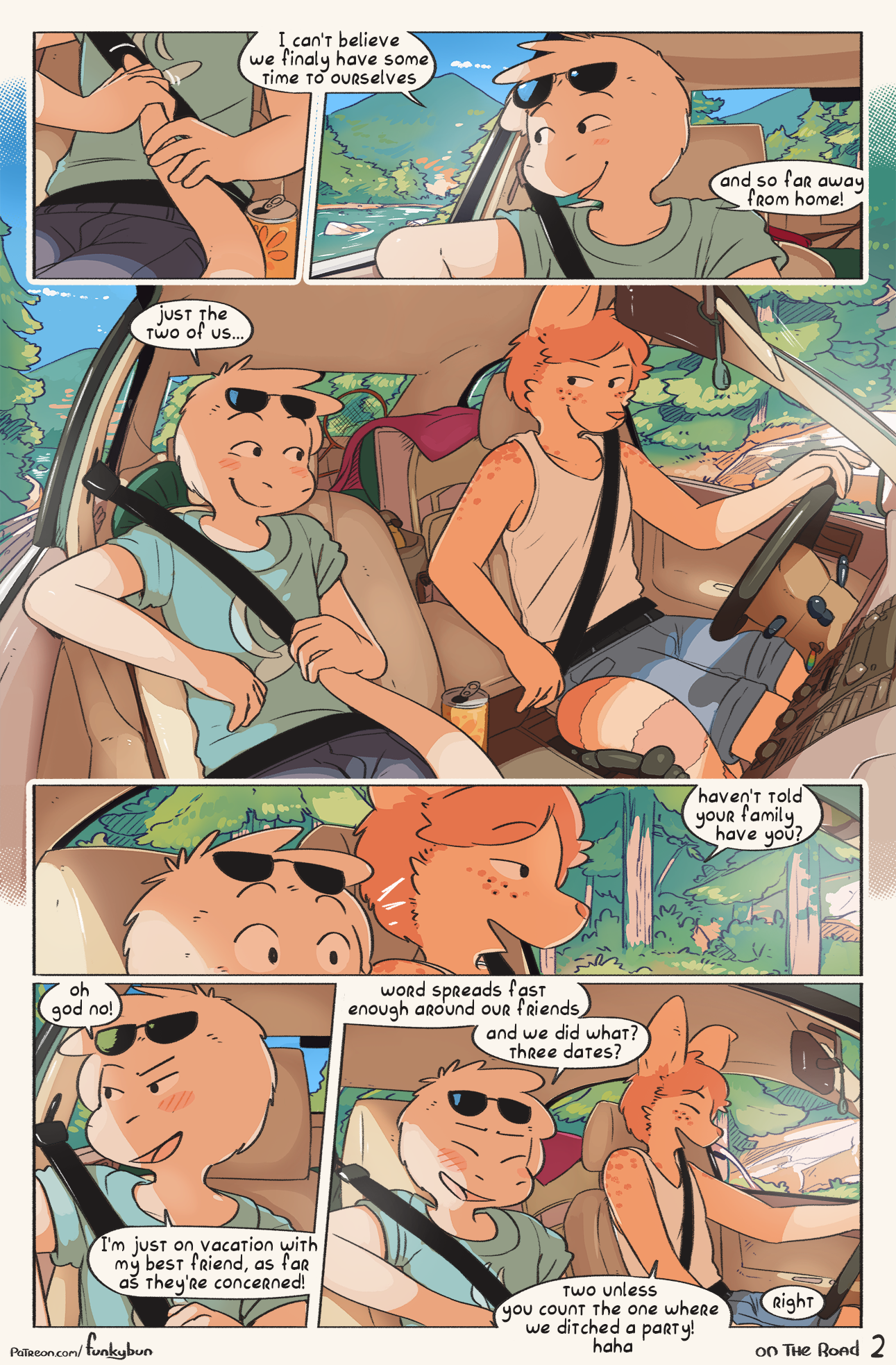 On The Road - 2 by funkybun < Submission | Inkbunny, the Furry Art Community