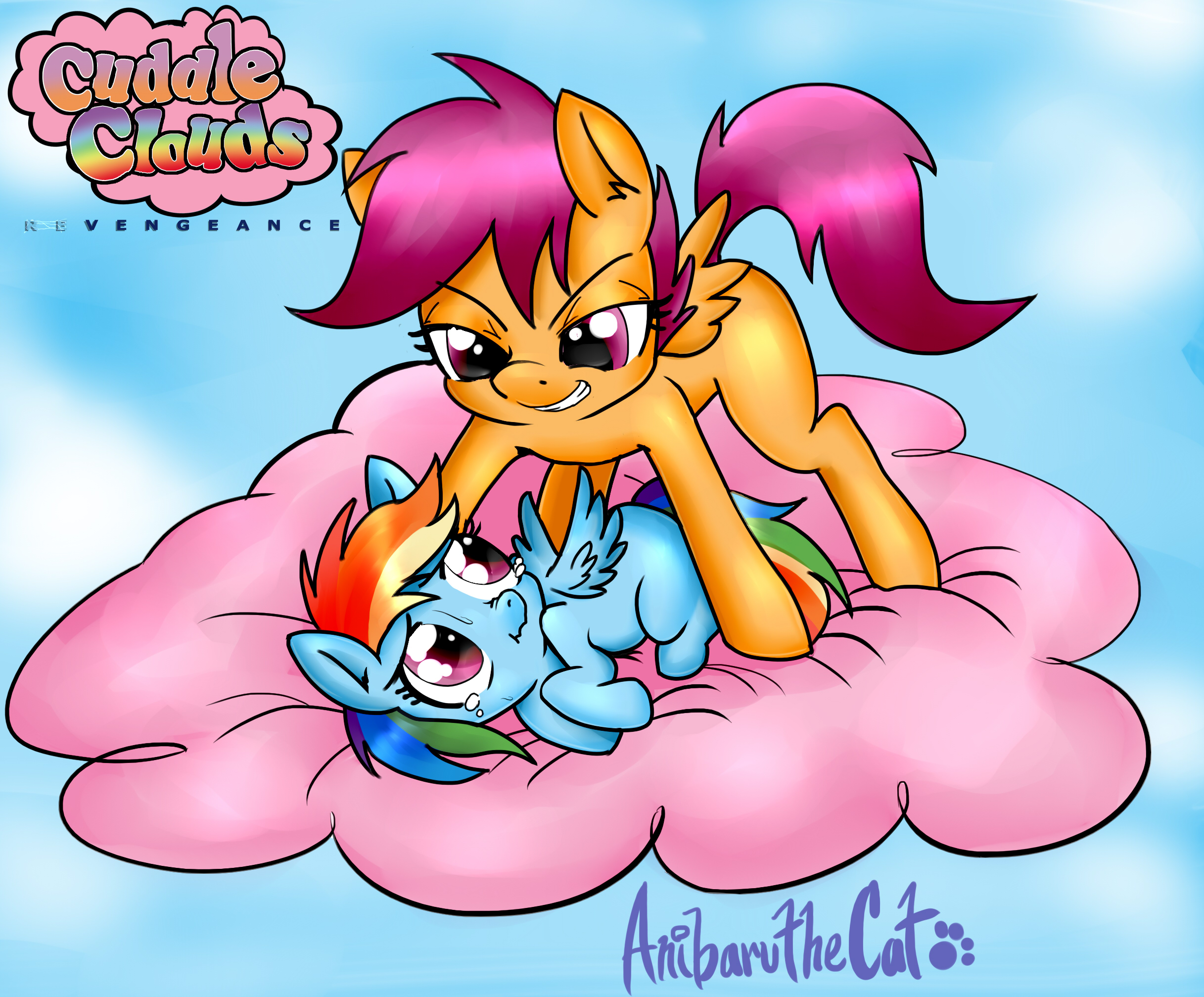 Cuddle Clouds REVENGEANCE by AnibarutheCat < Submission | Inkbunny, the  Furry Art Community