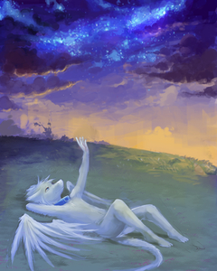 I wanna touch those fireflies up in the sky by Yannlian