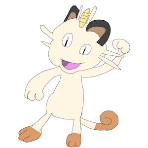 Meowth the Scratch Cat Pokémon by LiamTrollslover