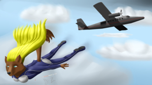 Diving Without a Chute by DrZombie