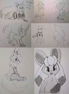 Traditional doodle comp by CoffeeFly