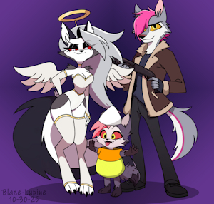 A Morvane Halloween by BlazeLupine